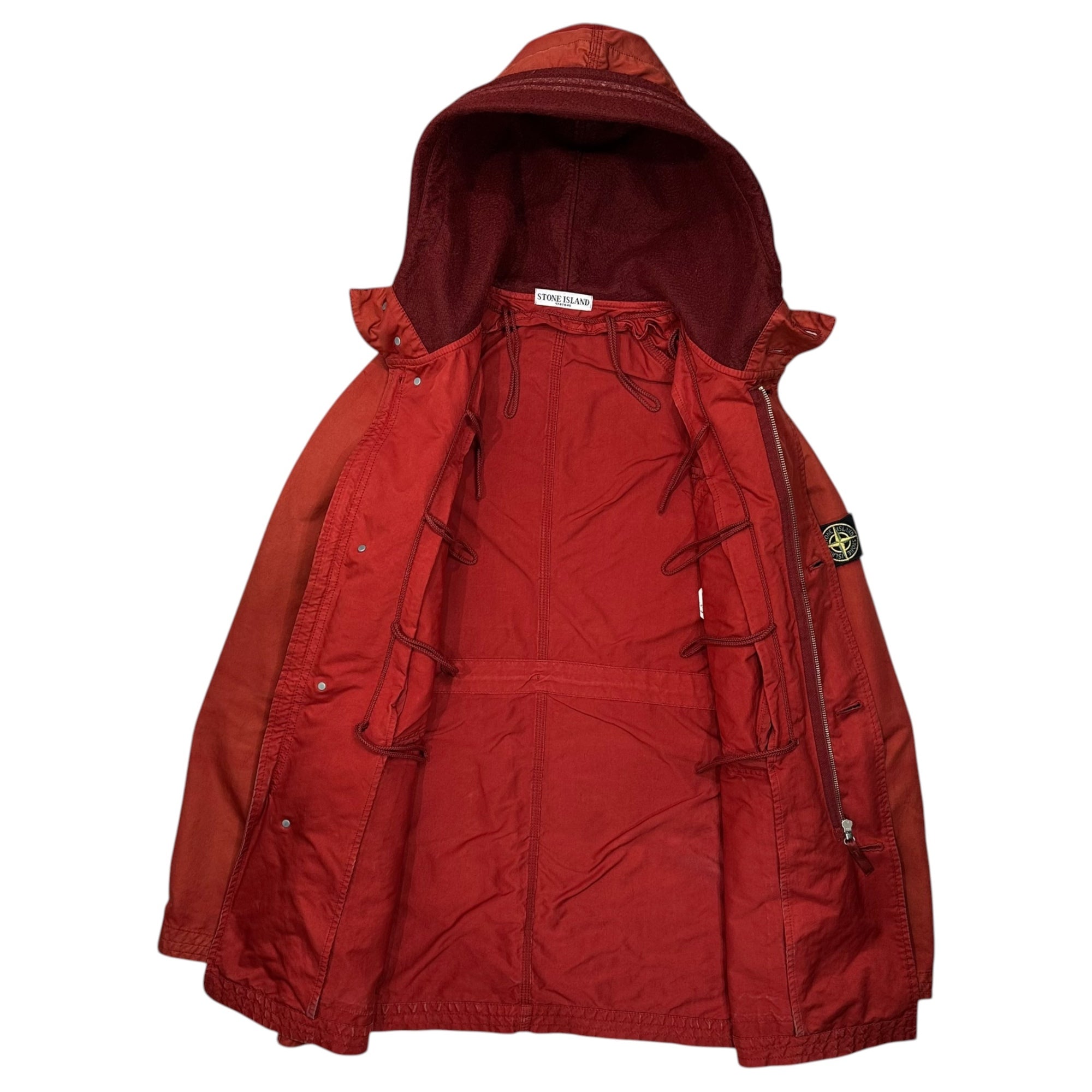 STONE ISLAND(ストーンアイランド) 09AW DAVID-TC FIELD PARKA デビッド TC フィールド パーカー 51154N49 表記無(ML程度) レッド モッズ ジャケット