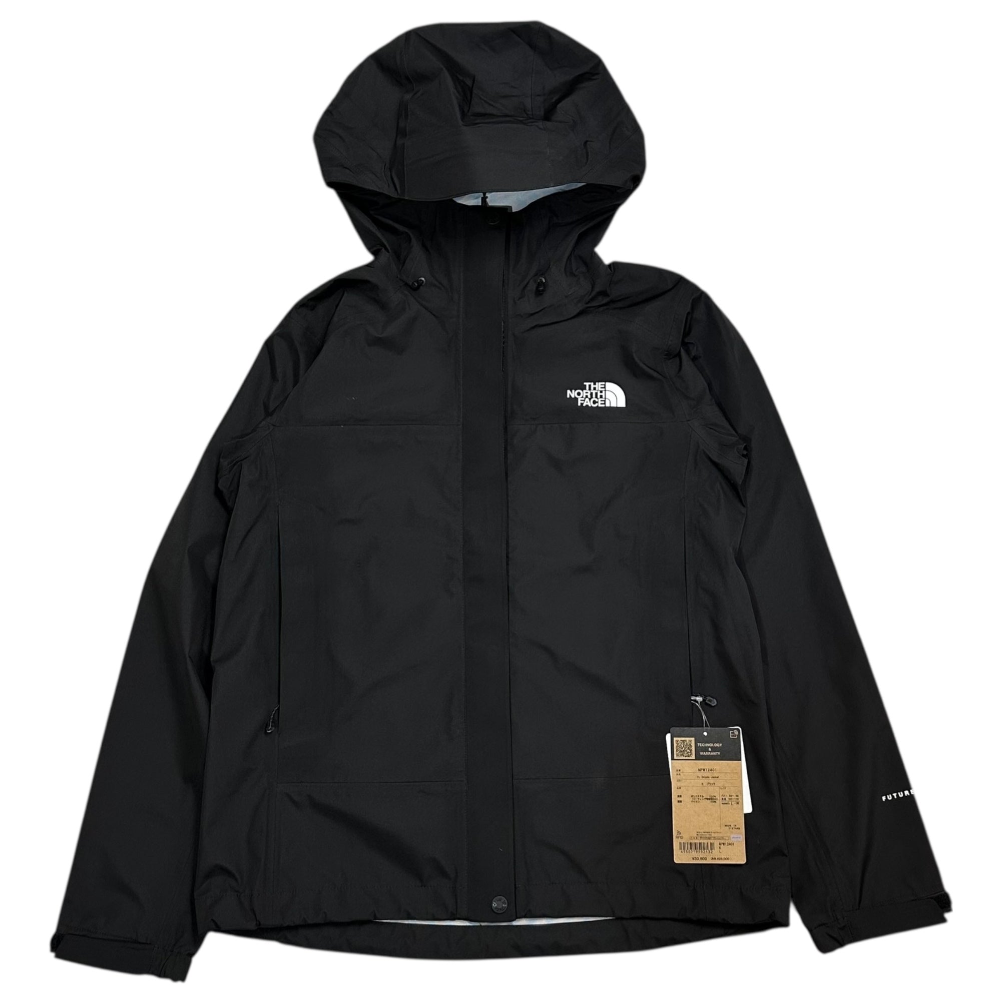 THE NORTH FACE(ノースフェイス) FL Drizzle Jacket フューチャーライト ドリズル ジャケット NPW12401 L ブラック マウンテンパーカー シェル アウトドア