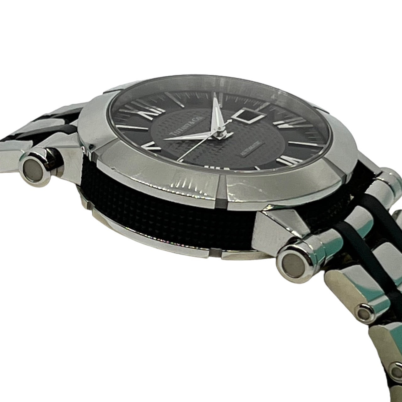 TIFFANY & CO.(ティファニー) アトラス ジェント/アナログ腕時計/自動巻き Z1000.70.12A.10A00A 文字盤:ブラック 箱/ギャランティー/領収書付き