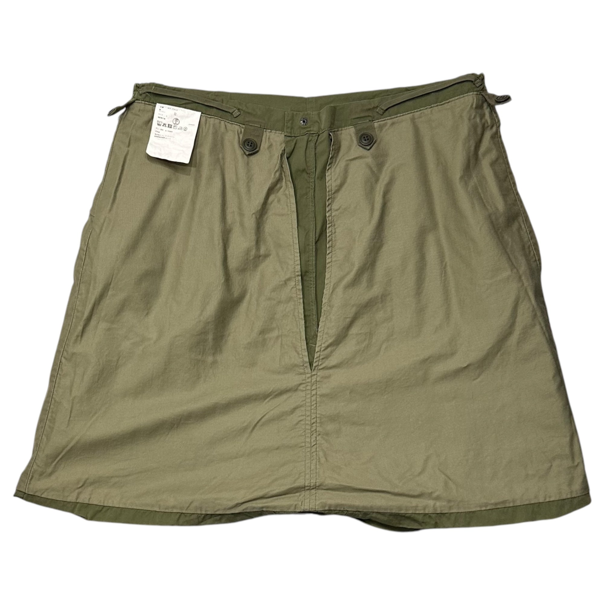 eYe JUNYA WATANABE MAN×Rebuild by Needles(アイ ジュンヤワタナベマン×リビルドバイニードルズ) 2025AW M-51 Cotton-Nylon Oxford Harem Shorts 綿ナイロン オックス サルエル ショーツ WP-P902 S カーキ AD2025 Wネーム ハーフ ショート パンツ