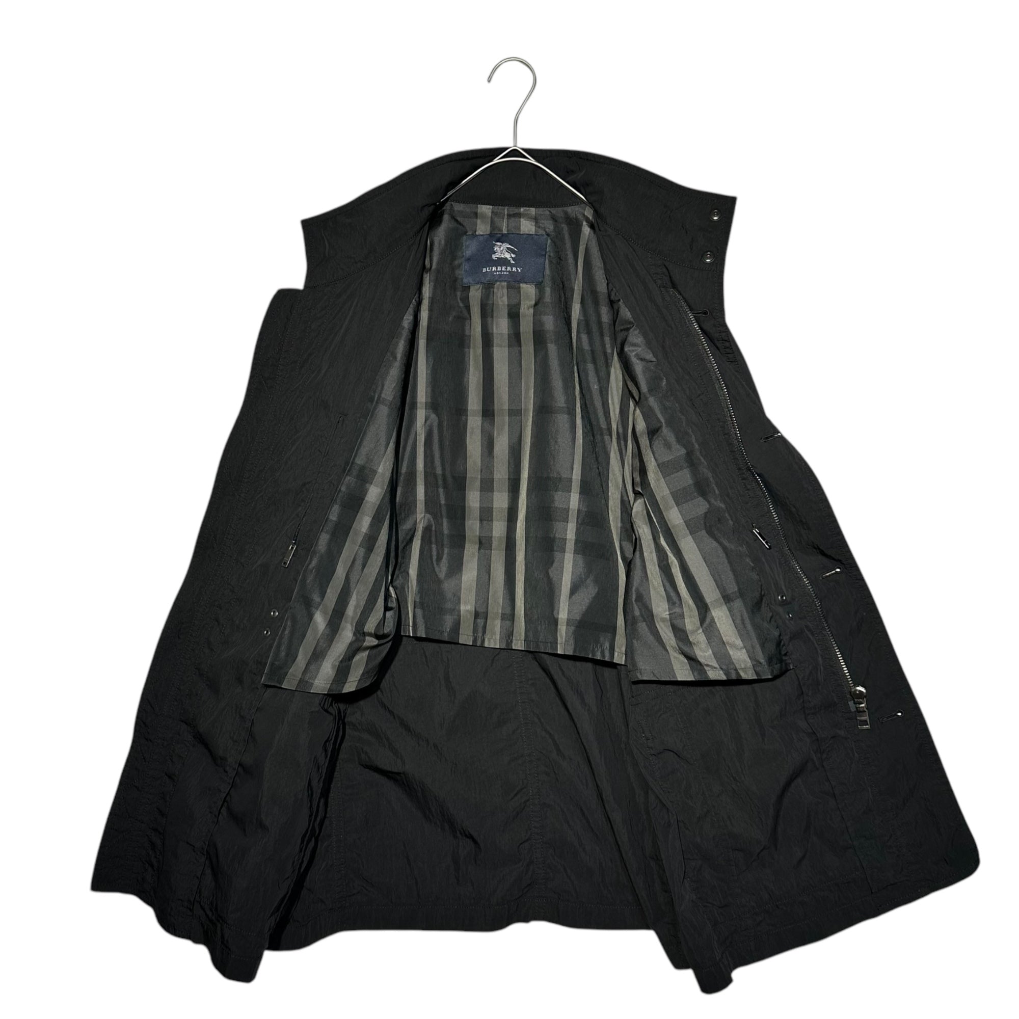 BURBERRY LONDON(バーバリーロンドン) Nylon Military Sampling Jacket Coat ナイロン ミリタリーサンプリング ジャケット コート A1A18-701-09 M ブラック
