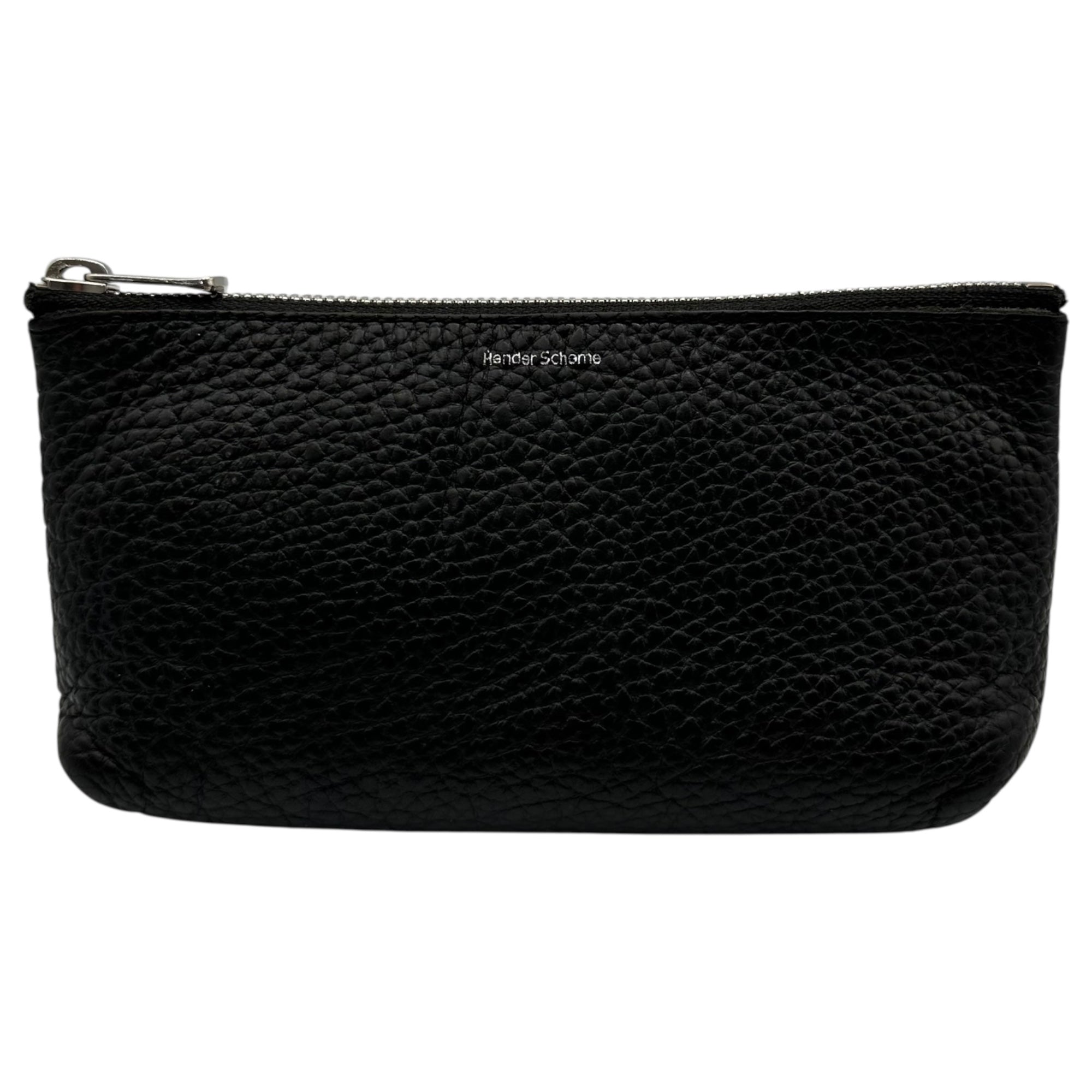 Hender Scheme(エンダースキーマ) pouch S シボ革 ミニ ポーチ mj-rc-phs ブラック レザー