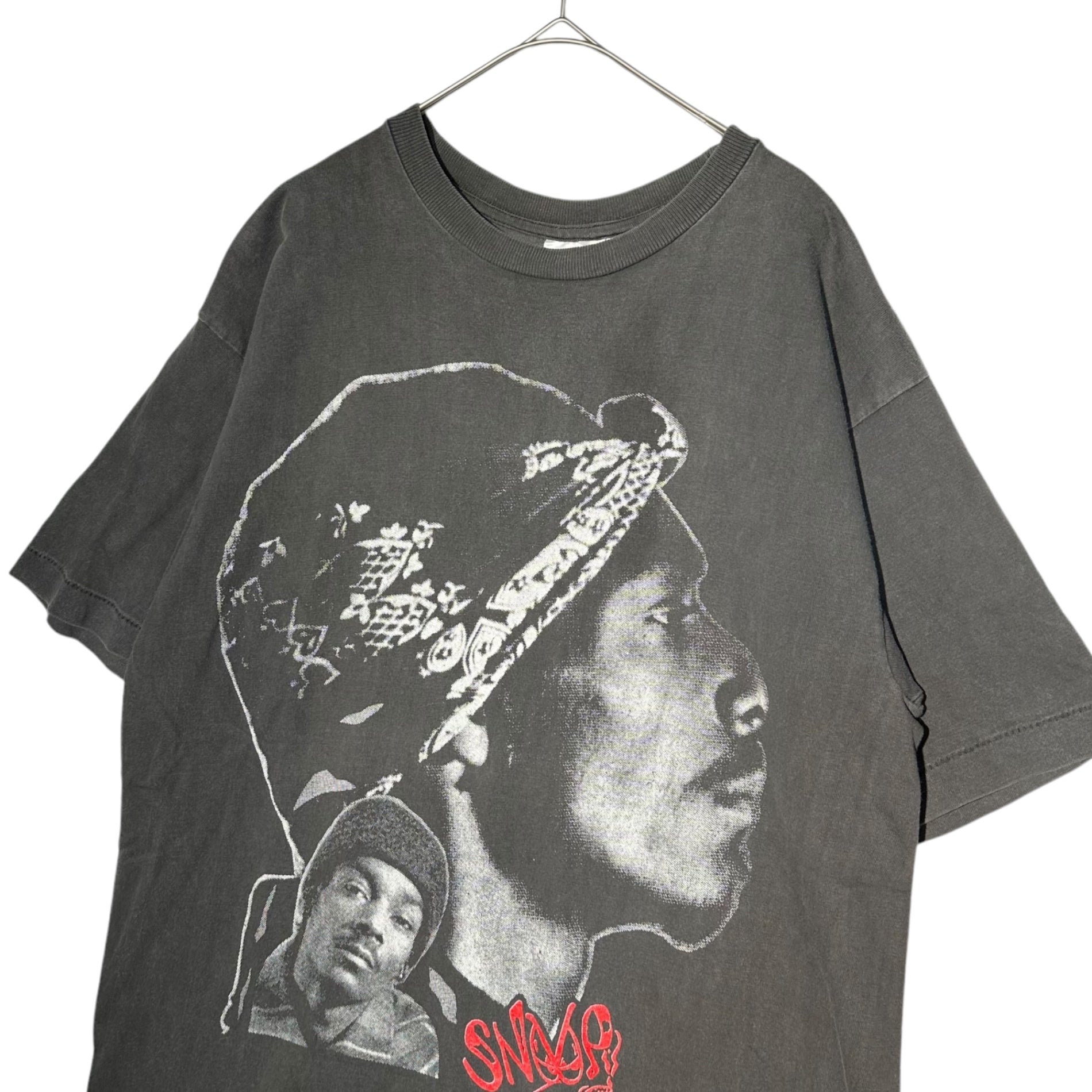 VINTAGE(ヴィンテージ) 1994 Snoop Doggy Dogg ”Gin and Juice” T-Shirt スヌープ ドギー ドッグ ヴィンテージ Tシャツ XL ブラック 90's 90年代 ヒップホップ ラップ