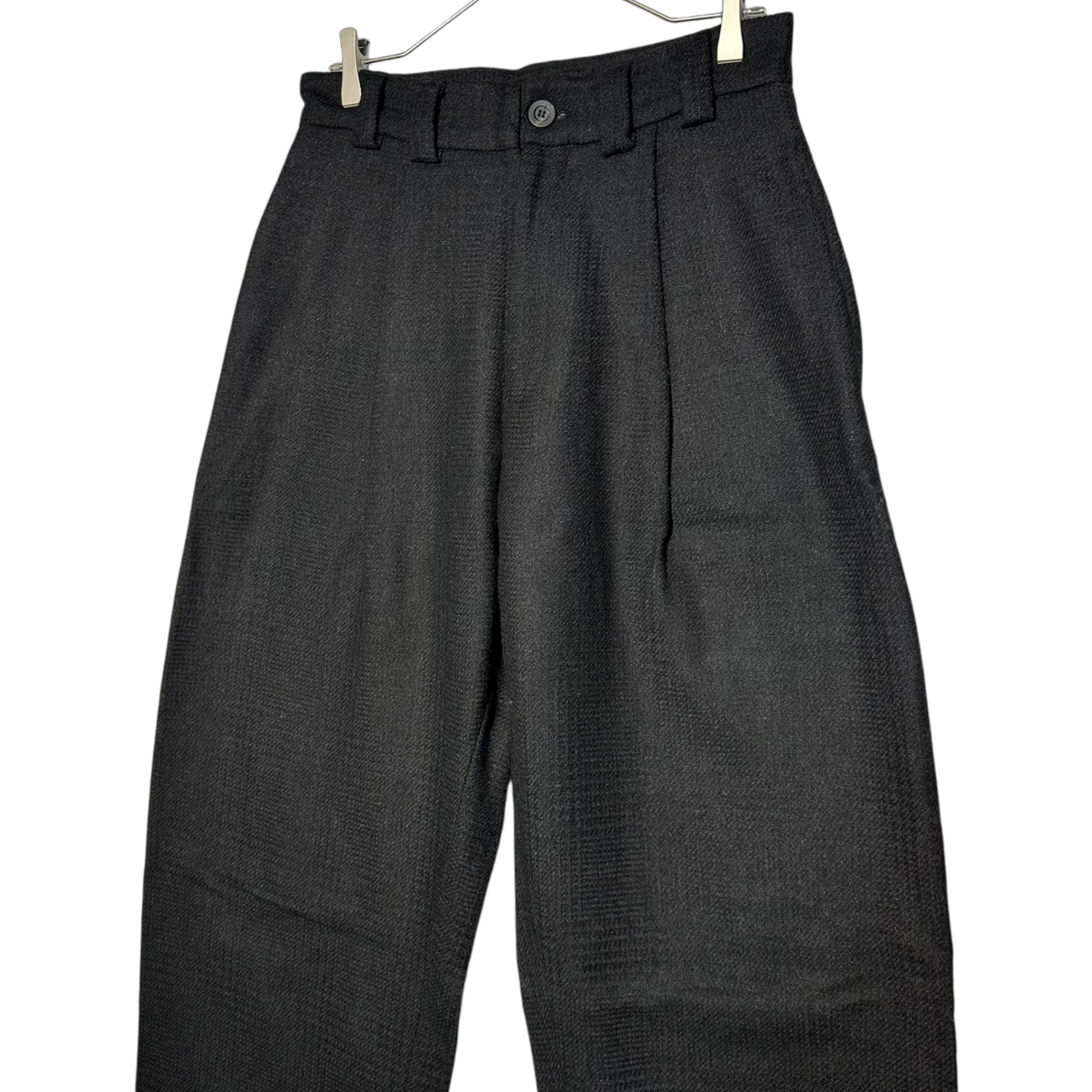 STUDIO NICHOLSON(スタジオニコルソン) BUSHEL VOLUME PANTS ブッシェル ボリューム パンツ BUSHEL-SNM-027 XS ブラック