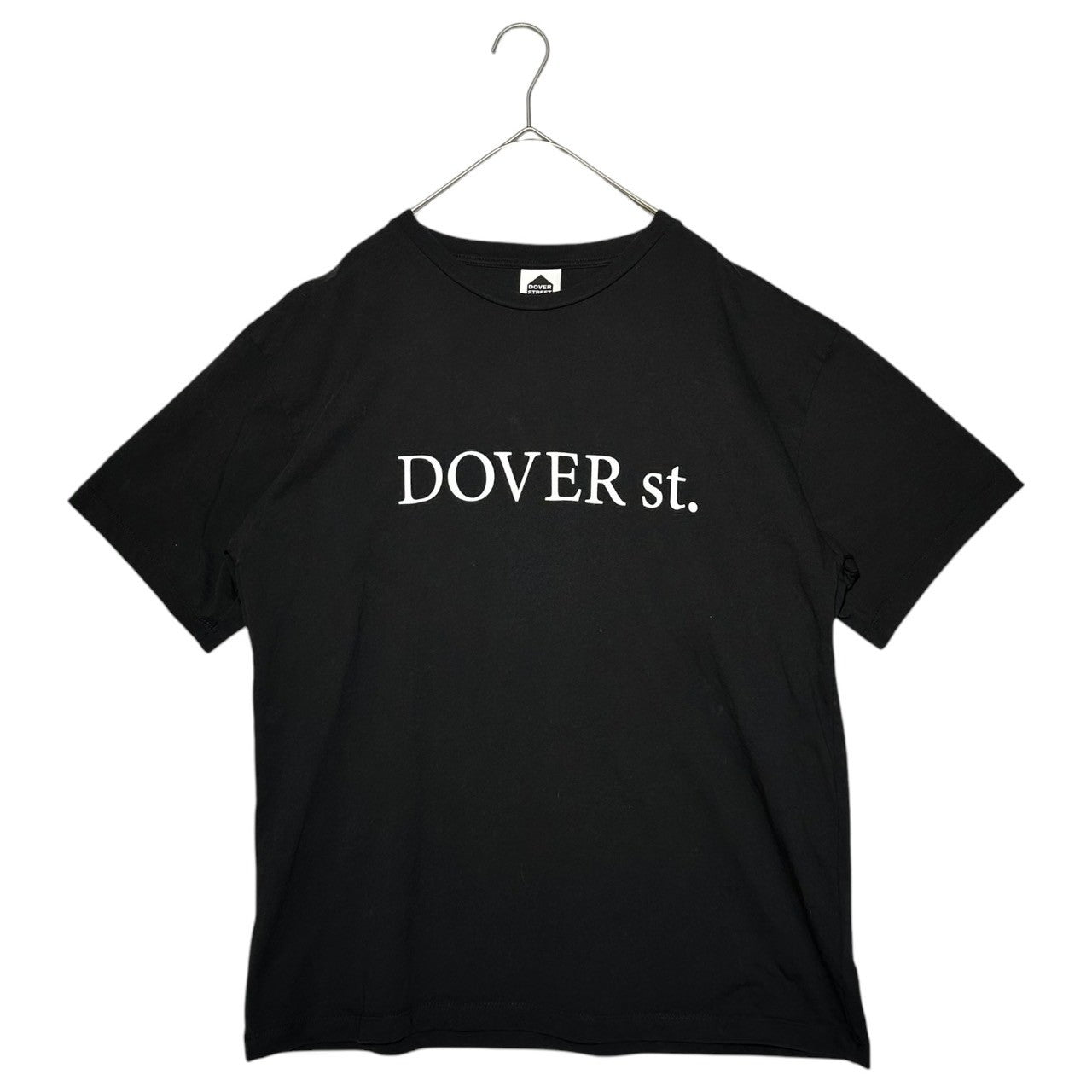 Dover Street Market×fragment design (ドーバー ストリート マーケット×フラグメント) "DOVER st." logo T-shirt ロゴ Tシャツ L ブラック