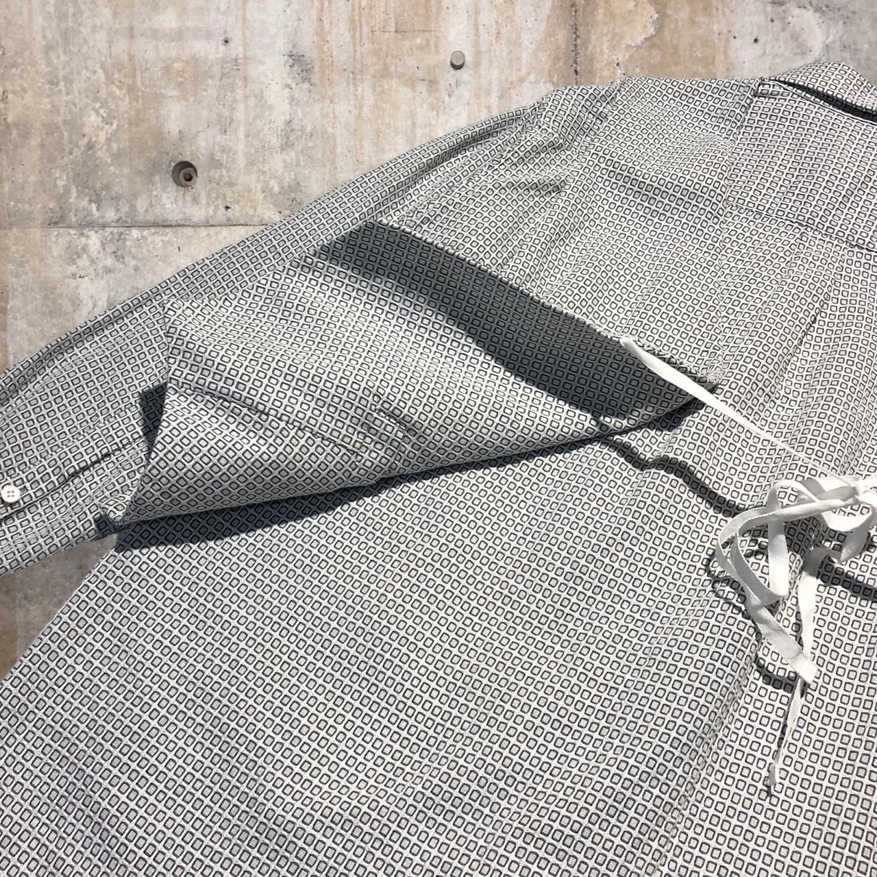 FACETASM(ファセッタズム) ASYMMETRIC GILET SHIRT 長袖 シャツ MORK-SH-W04 1(S) グレー