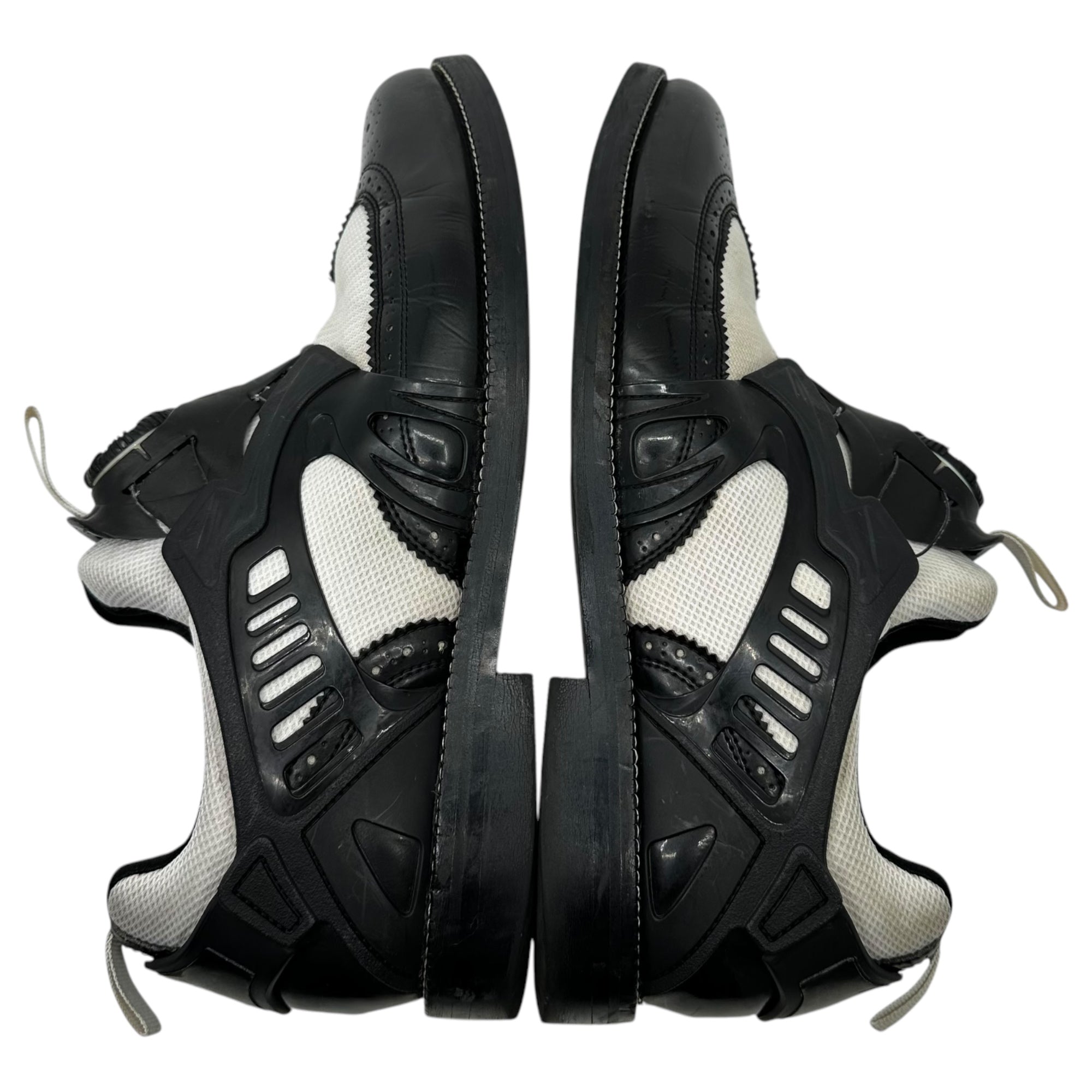 PUMA by MIHARA YASUHIRO(プーマバイミハラヤスヒロ) 14SS MY-72 "Patent" DISC ディスク ウィングチップ ドレス シューズ 35645801 30cm ブラック×ホワイト メッシュ スニーカー コラボ