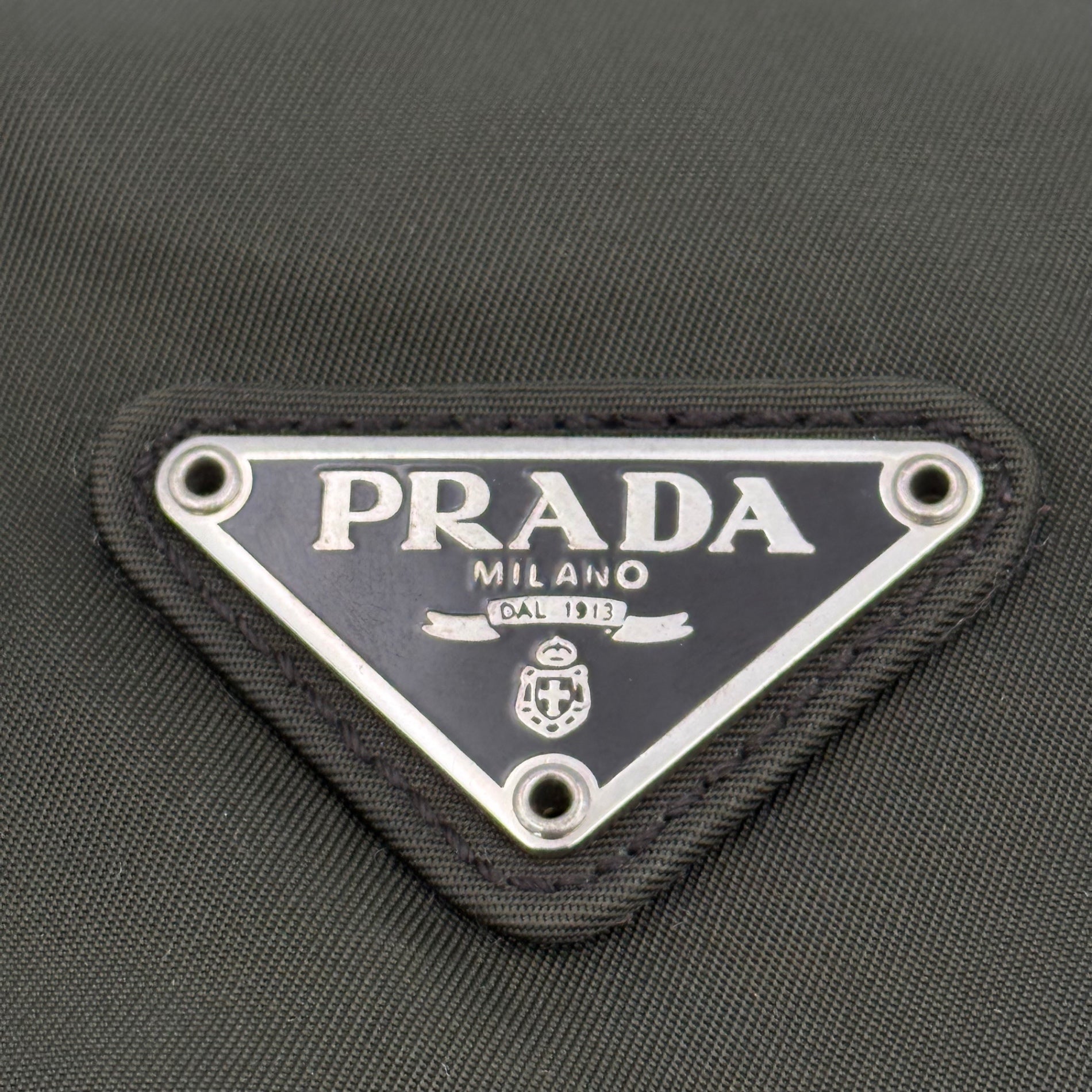 PRADA(プラダ) 90's~00's Nylon Double-Buckle Messenger Bag ナイロン ダブルバックル メッセンジャー バッグ グリーン ショルダー