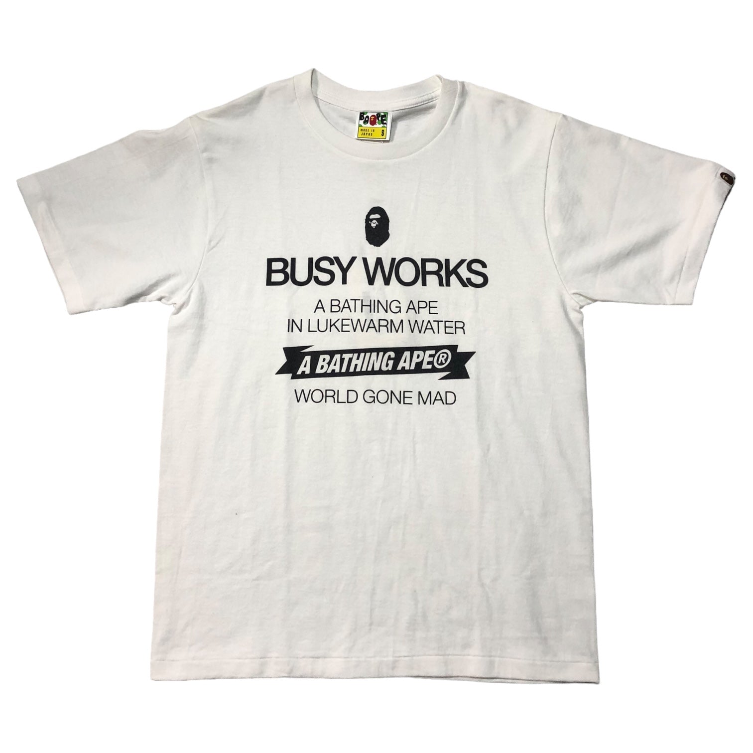 A BATHING APE(アベイシングエイプ) BUSY WORKS Tシャツ SIZE S 