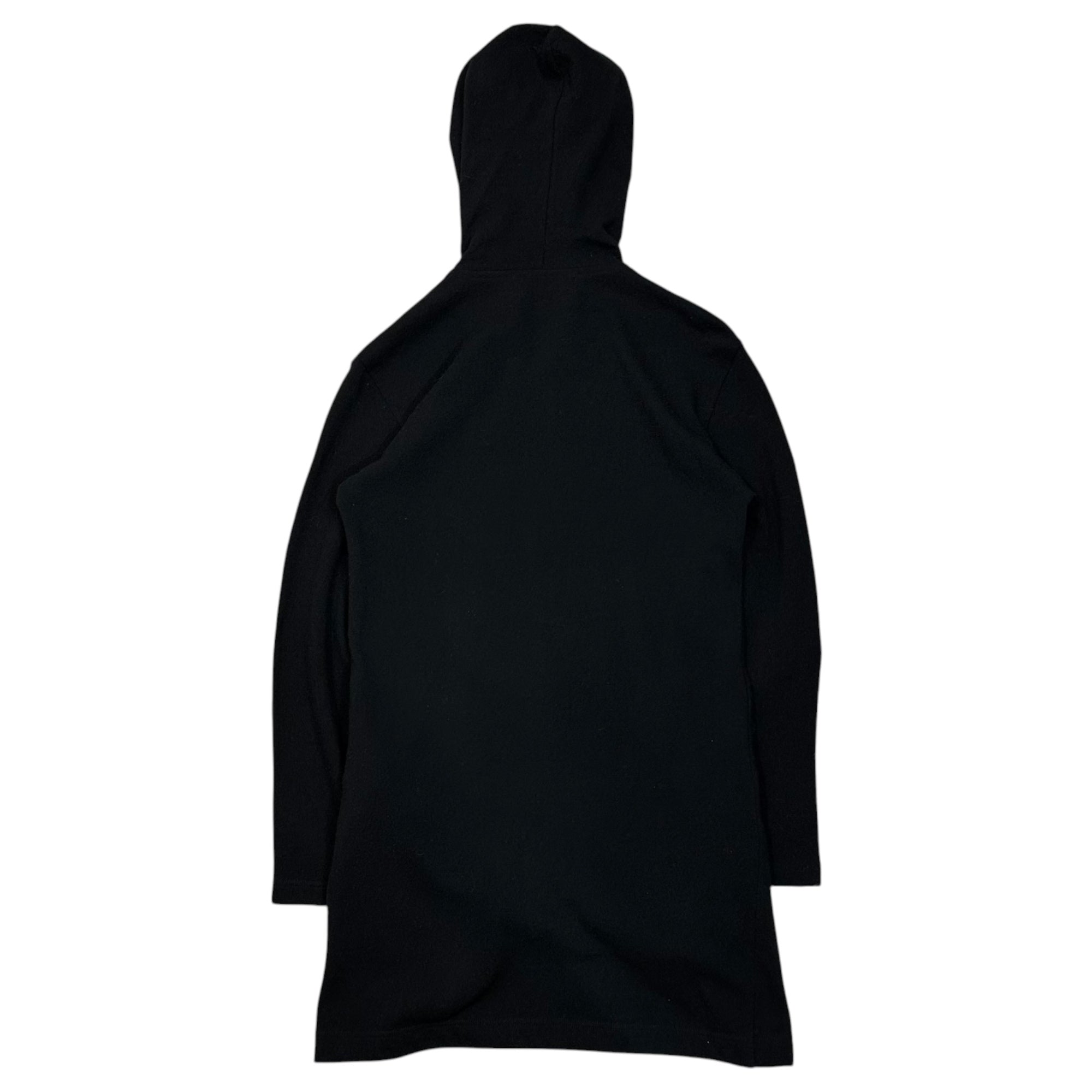 tricot COMME des GARCONS(トリココムデギャルソン) 2013AW Wool-cashmere knit full-zip hoodie ウール カシミヤ ニット ジップ パーカー TL-B015 S ブラック AD2013
