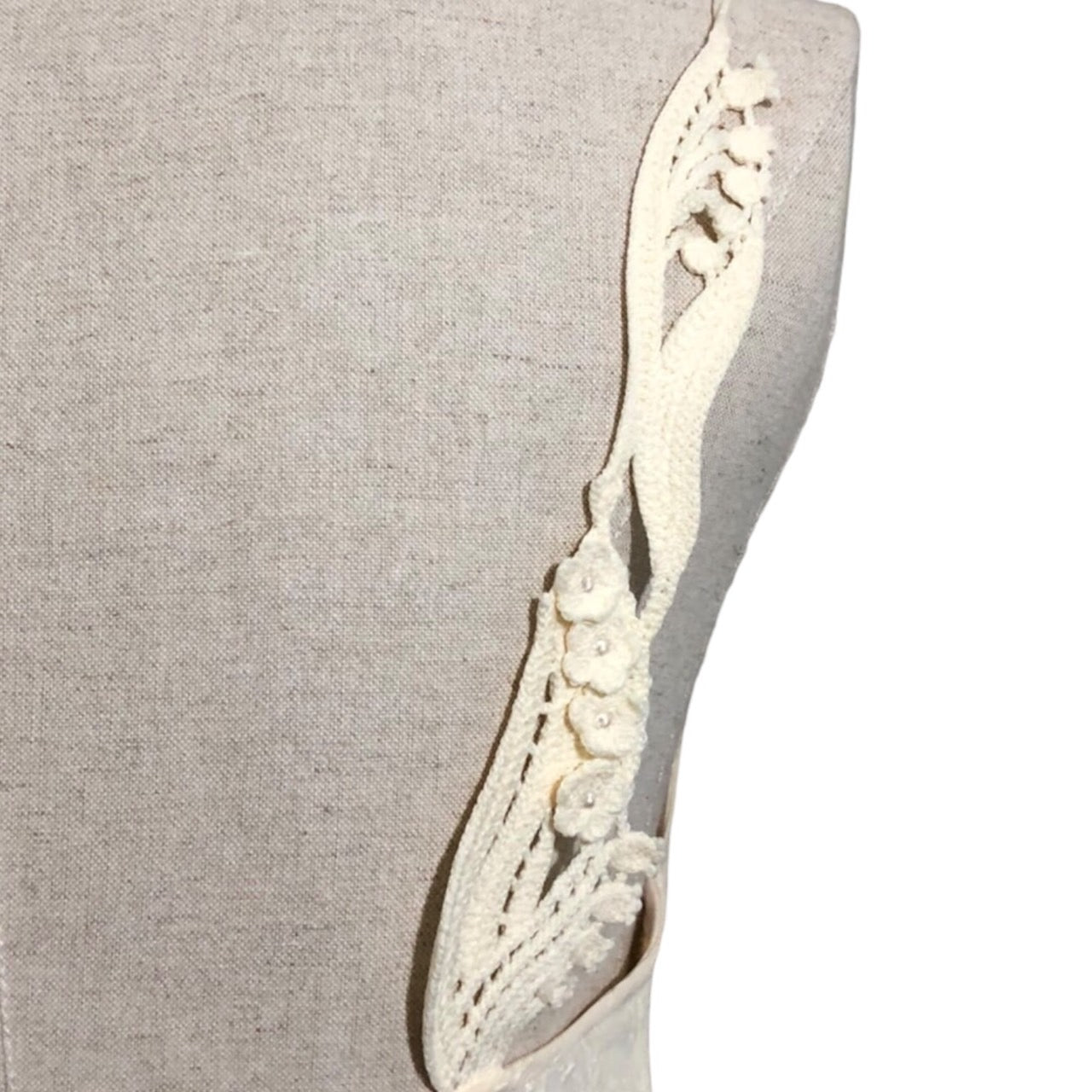 mame kurogouchi(マメクロゴウチ) 19SS Wild Flower Jacquard Camisole Dress/フラワー刺繍ワンピース/ドレス MM19SS-DR055 1(Sサイズ程度) アイボリー