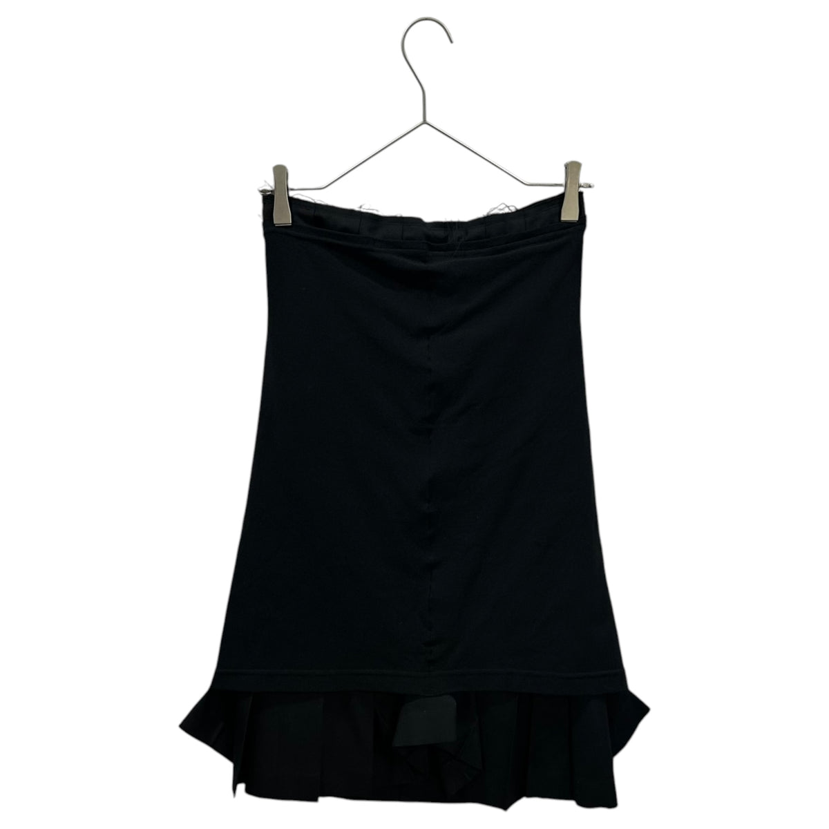 COMME des GARCONS(コムデギャルソン) 2007AW Wool Body Nylon-Polyester Flap-Design Skirt ウール ボディ ナイロンポリ フラップ デザイン スカート GT-S001 SS ブラック AD2007