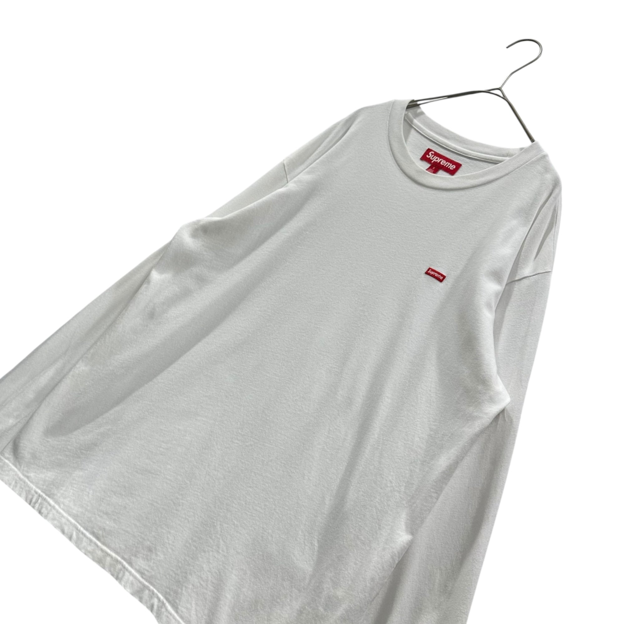 SUPREME(シュプリーム) 2023AW Small Box Logo L/S Tee スモール ボックス ロゴ 長袖 Tシャツ S ホワイト