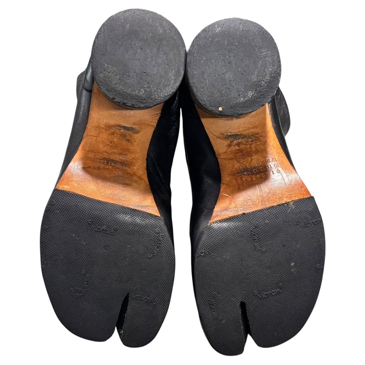 Maison Martin Margiela(メゾン マルタンマルジェラ) TABI BOOTS 足袋 ブーツ 36(23.0cm程度) ブラック レザー タビ 7cm ヒール