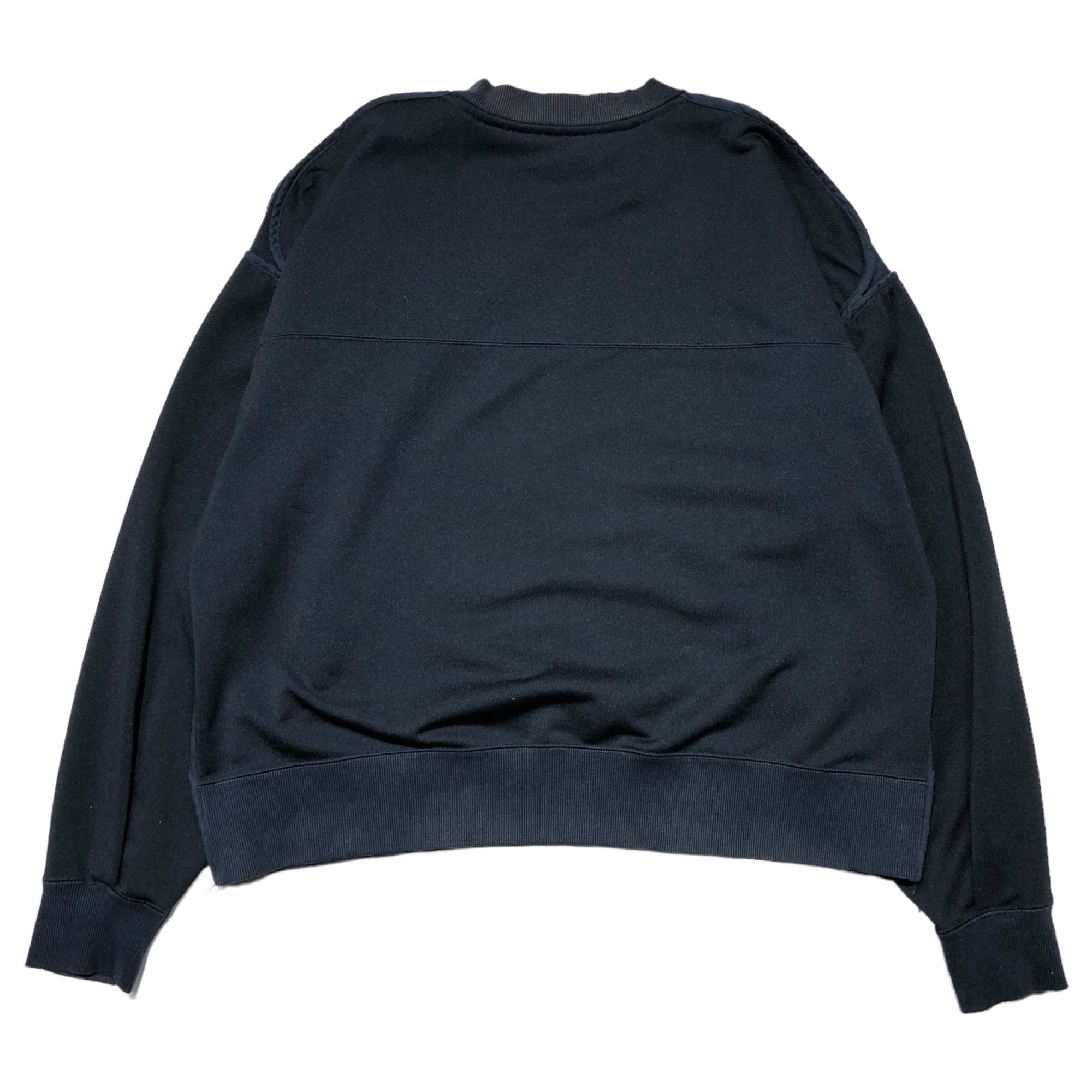 YOKE(ヨーク) Oversized side zip sweatshirts オーバーサイズ サイドジップ スウェット YK19SS0028CS S ネイビー