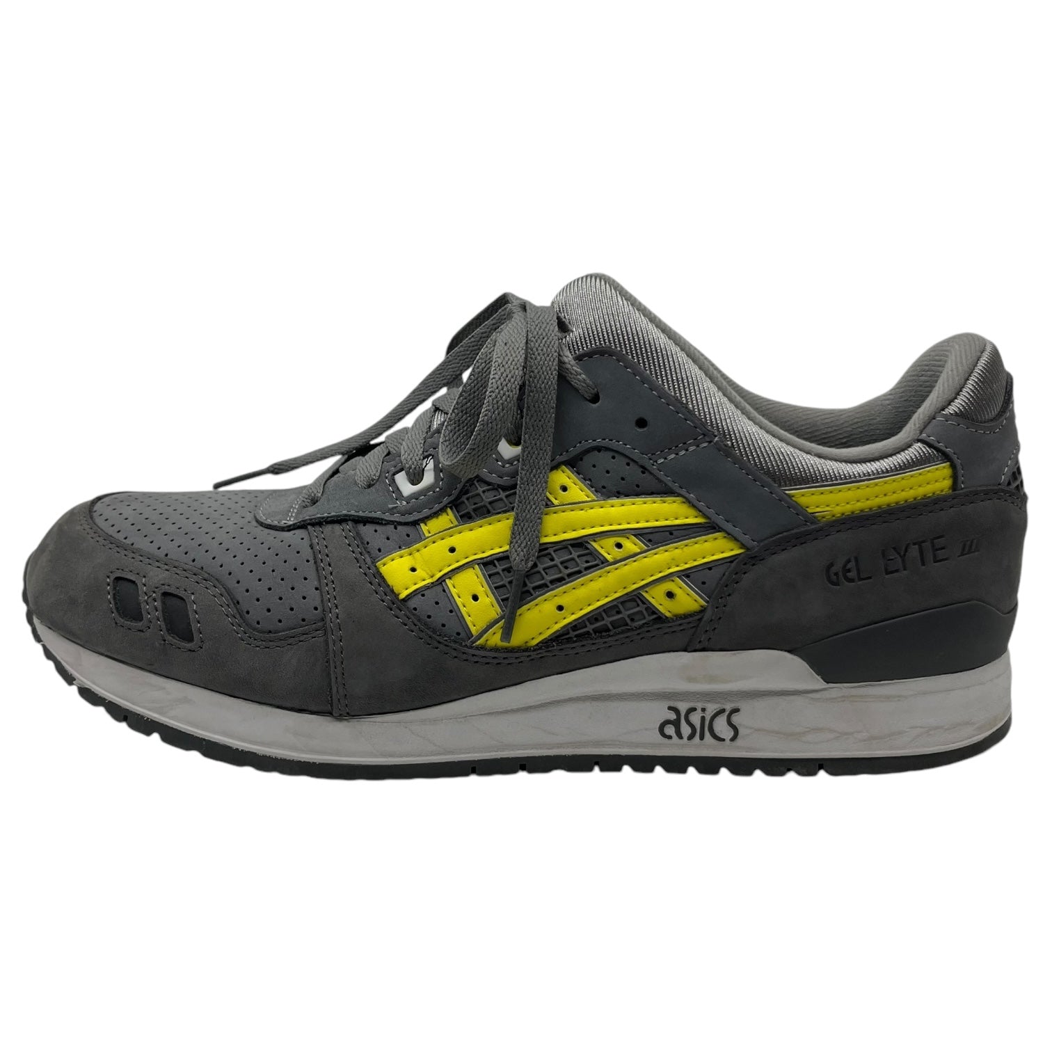ASICS × KITH(アシックス×キス) GEL-LYTE III 07 Remastered RONNIE FIEG ゲルライト 3 リマスタード キス ロニー ファイグ F460922 28.5cm グレー×イエロー