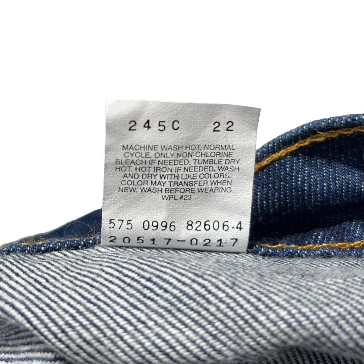 Levi's(リーバイス) 90s 517 bootcut flare denim pants ブーツカット フレア デニム パンツ 20517-0217 W40 L.30 インディゴ 1996年製造 90年代 濃紺