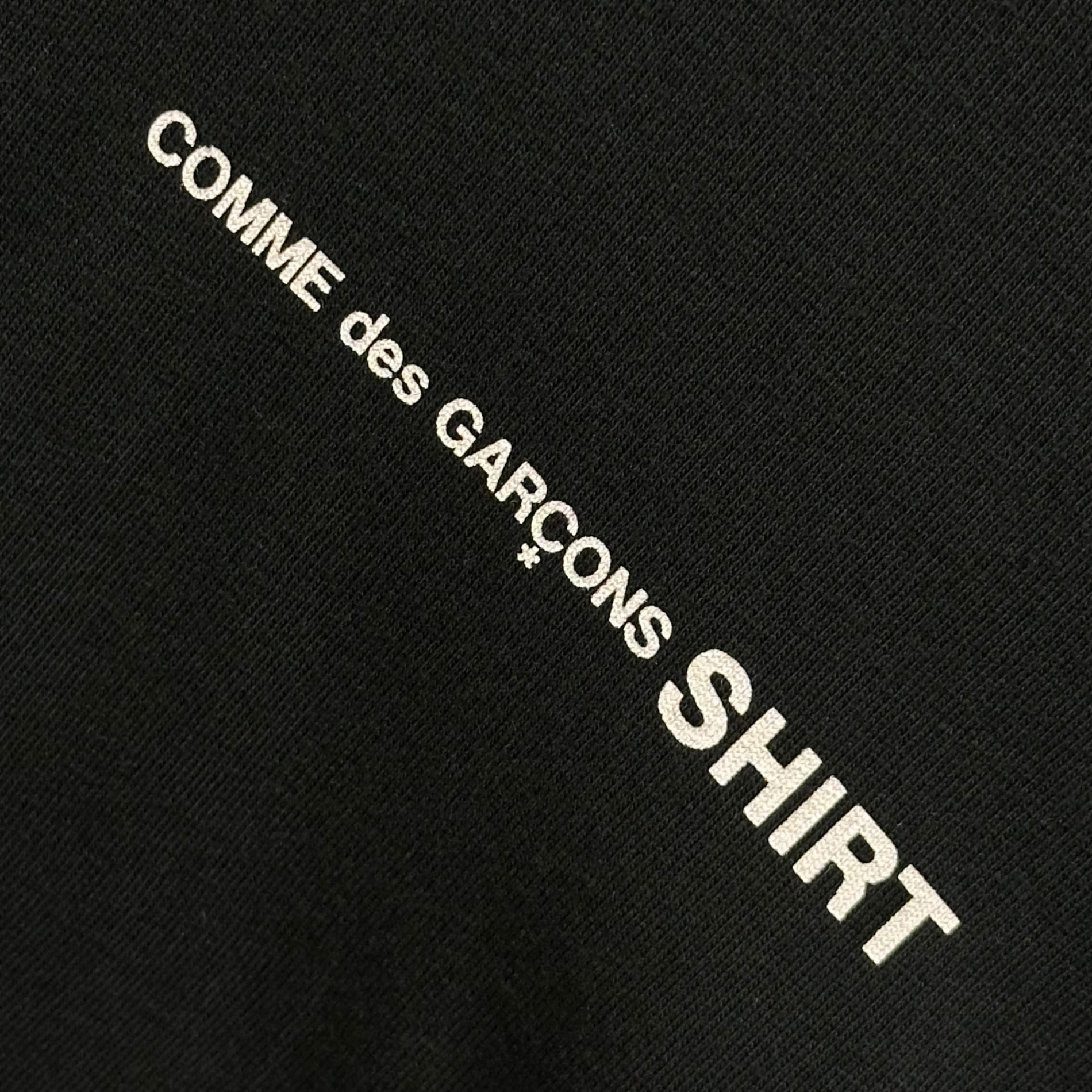 COMME des GARCONS SHIRT(コムデギャルソンシャツ) CLASSIC S/S T-SHIRT ワンポイント ロゴ Tシャツ S28119 M ブラック