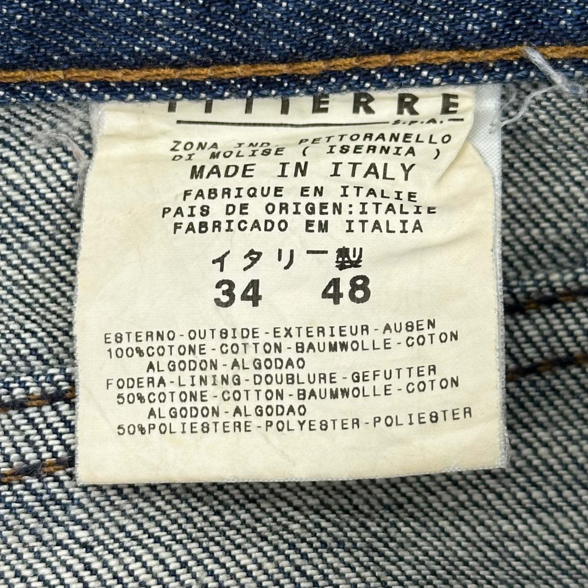 D&G(ディー&ジードルガバドルチェ&ガッバーナ) Distressed Denim Pants ダメージ加工 デストロイ デニム パンツ 34 インディゴ