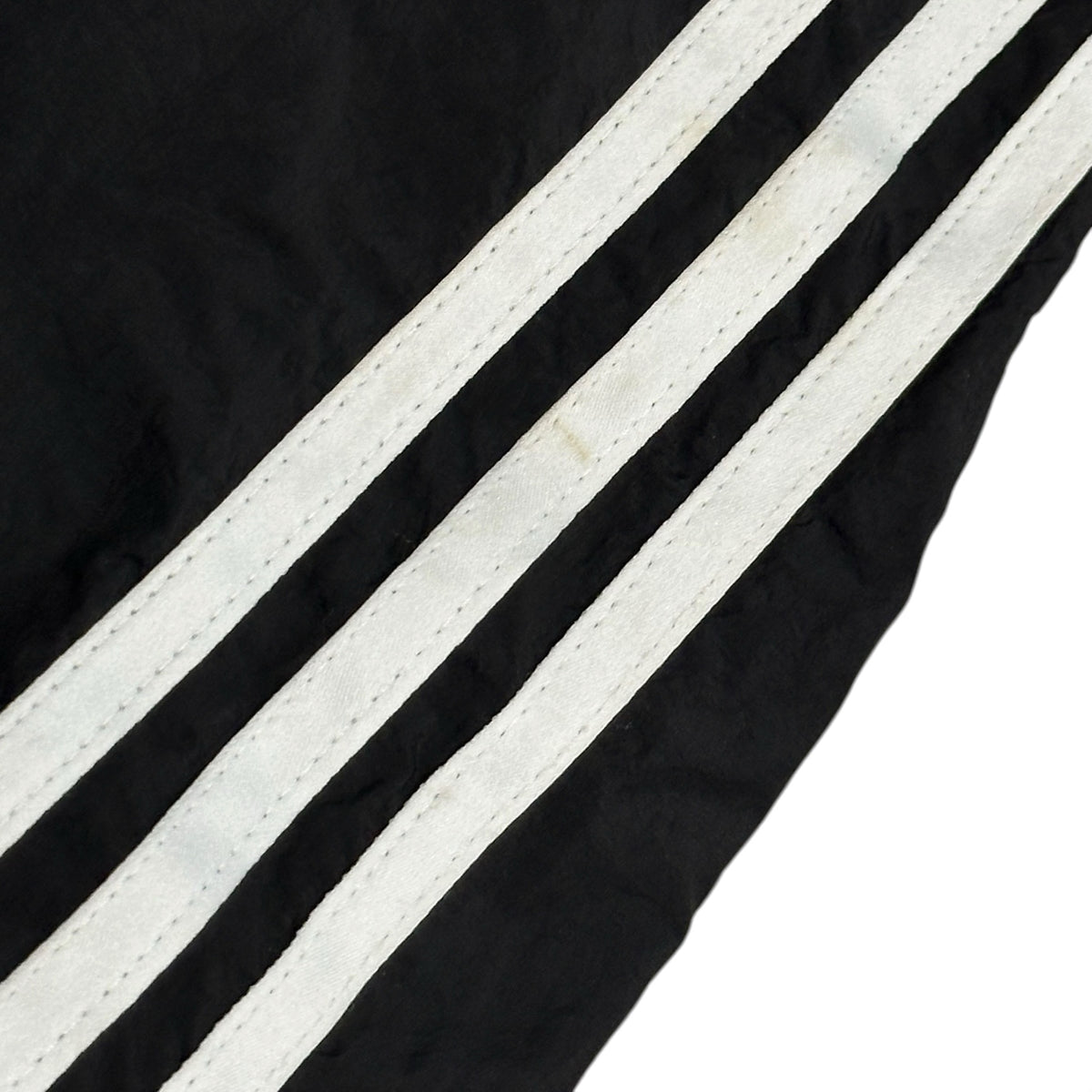 Y-3(ワイスリー) 2025SS 3-STRIPES NYLON SHELL PANTS 3ストライプ ナイロン パンツ JD5998 S ブラック トラック