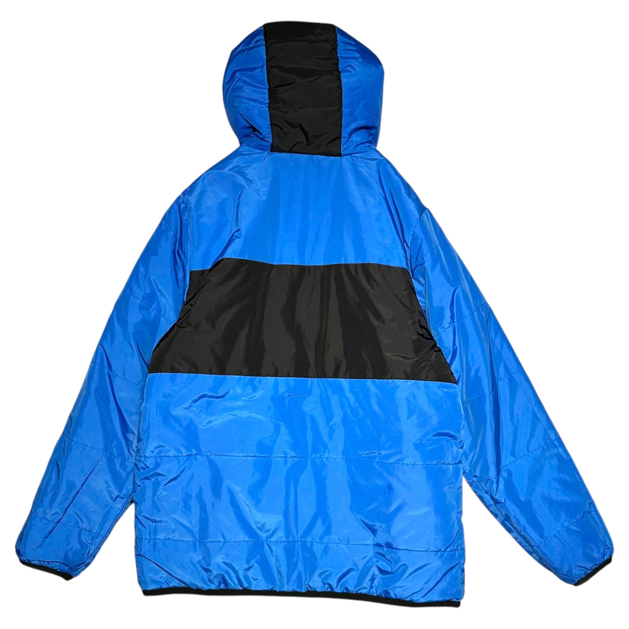HUF(ハフ) Reversible padded hooded jacket リバーシブル 中綿 フーデッド ジャケット L ブラック×ブルー