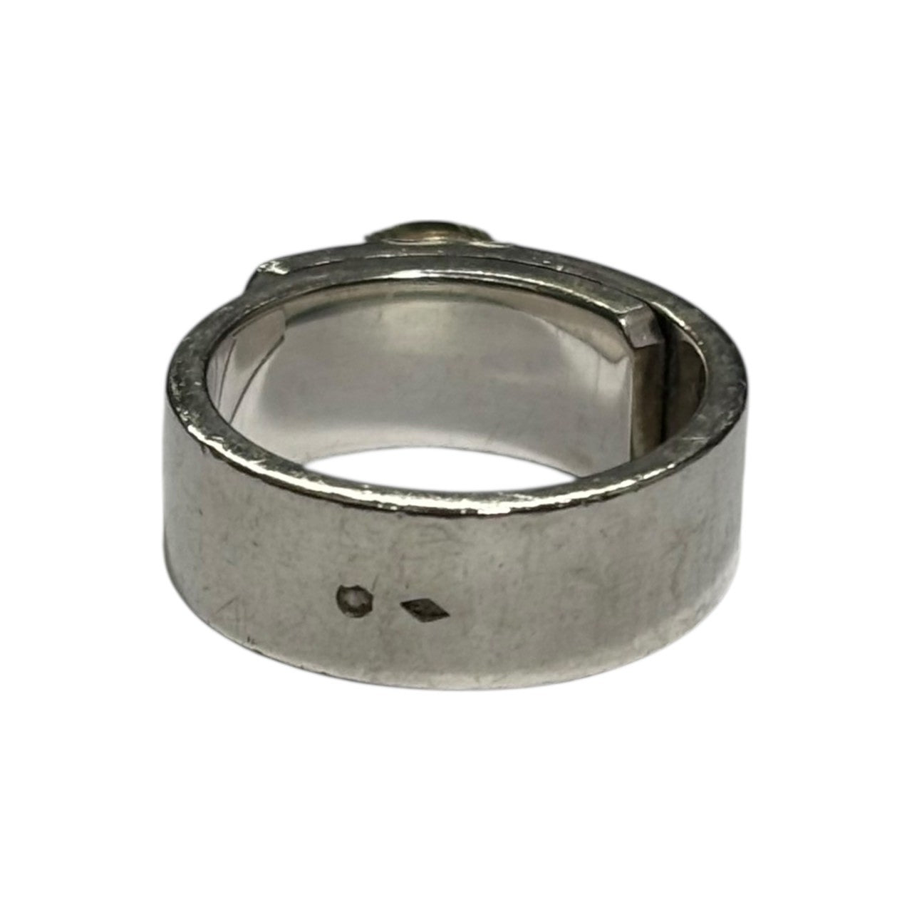 【SALE対象外】HERMES(エルメス) Silver & Gold Kelly Ring シルバー ゴールド コンビ ケリー リング 旧型 53(13号程度) シルバー×ゴールド AG925 × AU750