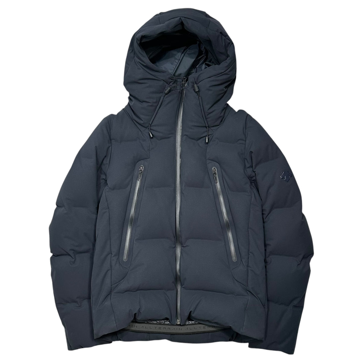DESCENTE ALLTERRAIN(デサント オルテライン) Mizusawa Down Hooded Full-Zip Down Jacket 水沢ダウン フーデッド フルジップ ダウン ジャケット S ネイビー DIA3471