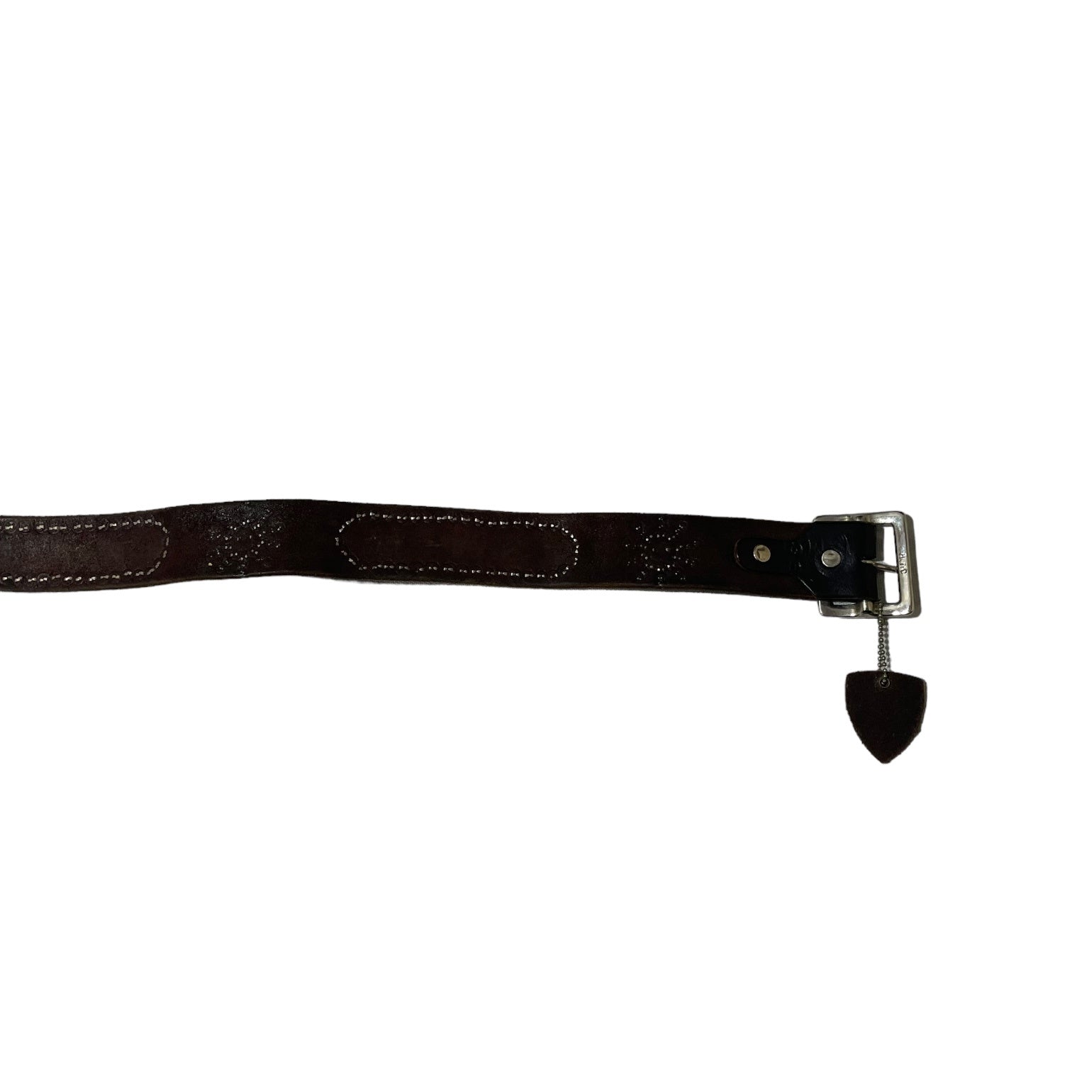 HTC(エイチティーシー) Oval Black Stingray Belt オーバル ブラック スティングレイ ベルト レザー スタッズ 36 ブラック 参考定価 : 61,600円 スタッズ取れ有