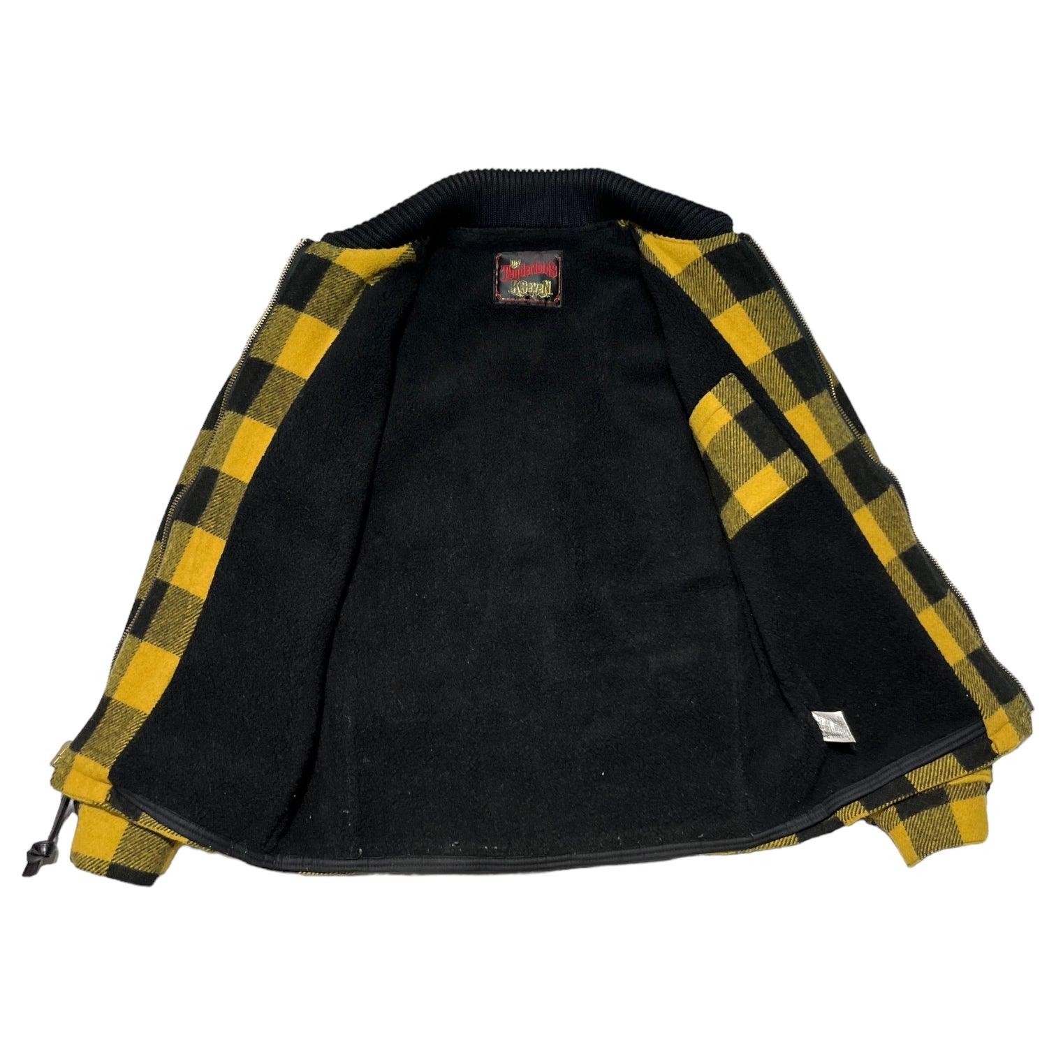 TENDERLOIN(テンダーロイン) 00's T-LAMBERJACK JKT ティーランバージャック ジャケット 2000年代後半 チェーンステッチ S イエロー×ブラック 廃番ブランド