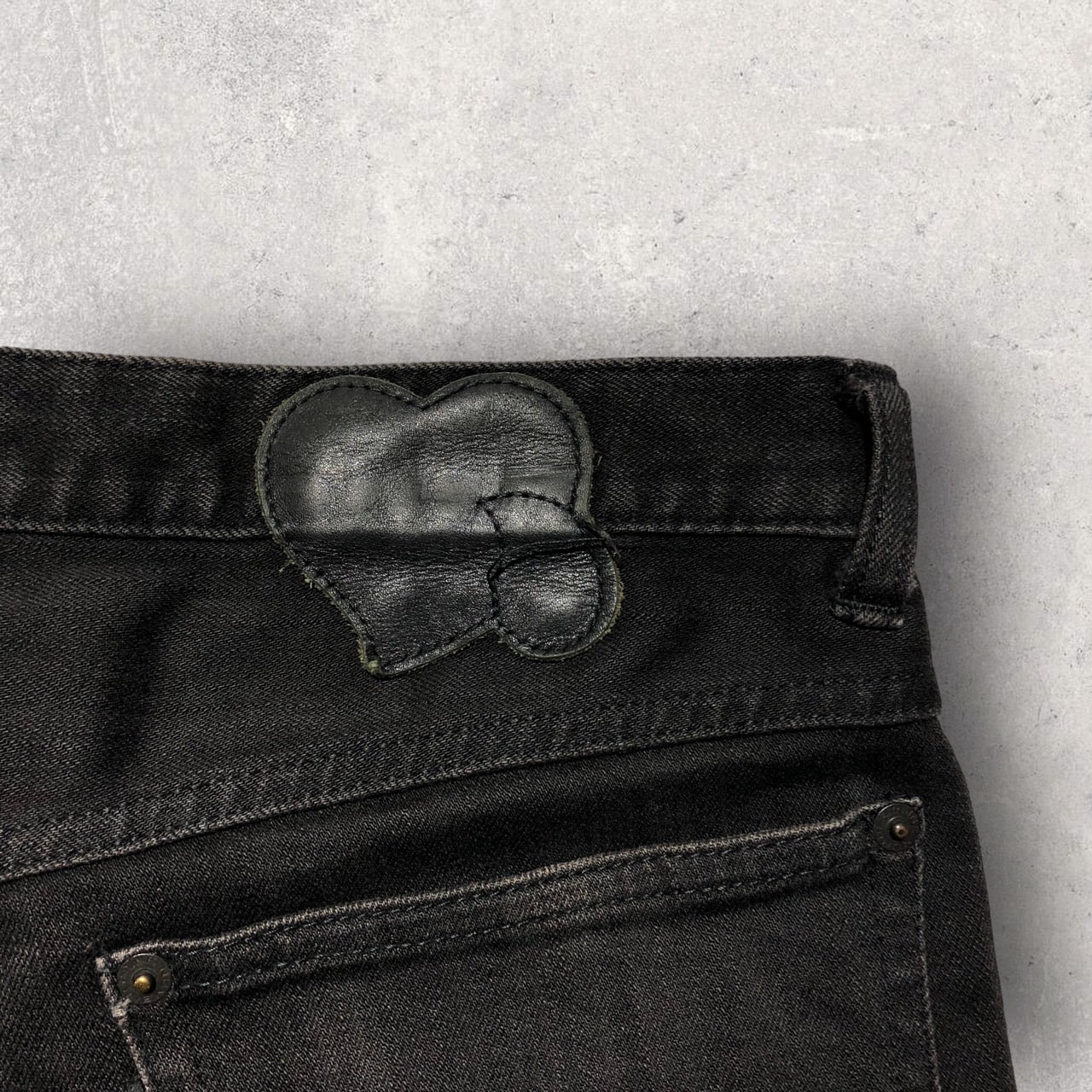 NUMBER (N)INE(ナンバーナイン) 06AWスキニーデニムパンツ F06-NP017 4×30 ブラック 06AW NOIR期