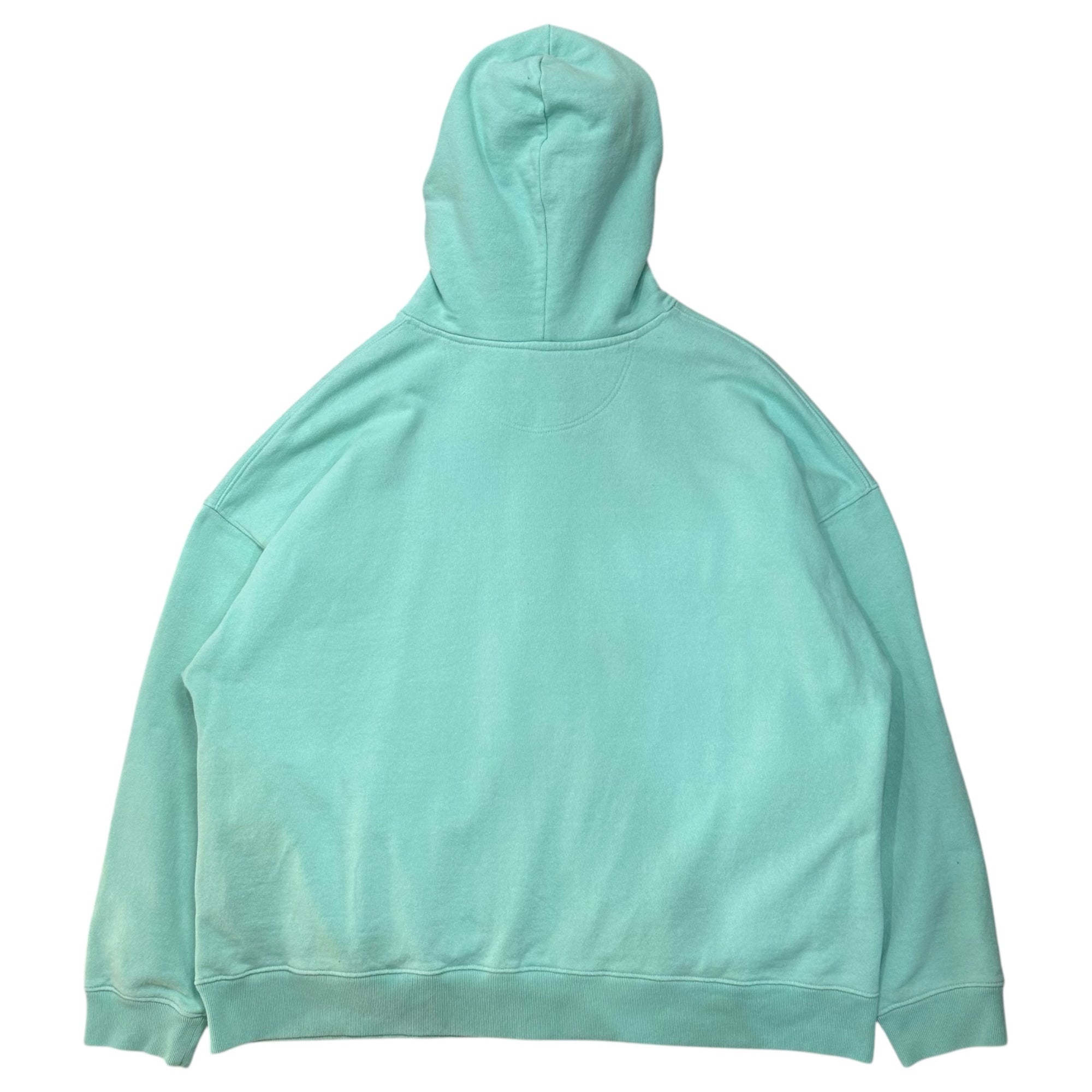 Jieda(ジエダ) PIGMENT SNAP BUTTON HOODIE ピグメント スナップボタン フーディ パーカー Jie-SRN-CT01 2(M程度) ミントグリーン