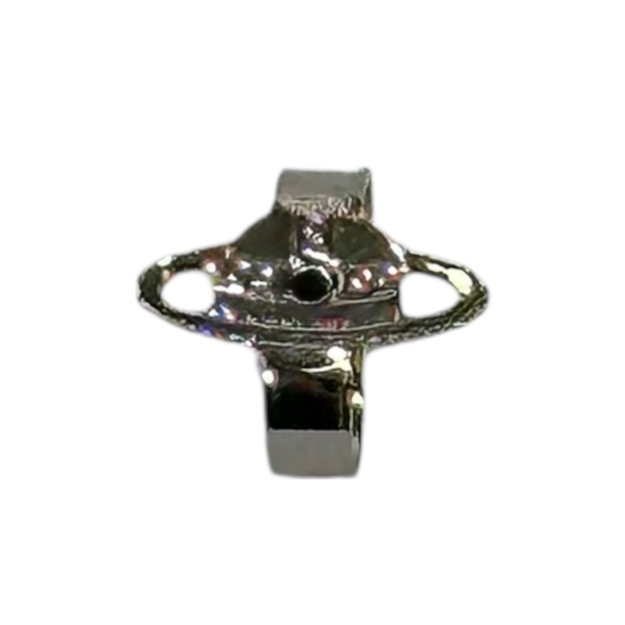 Vivienne Westwood(ヴィヴィアンウエストウッド) Diamante Heart ORB single Stud earrings ディアマンテ ハート オーブ シングル スタッズ ピアス シルバー