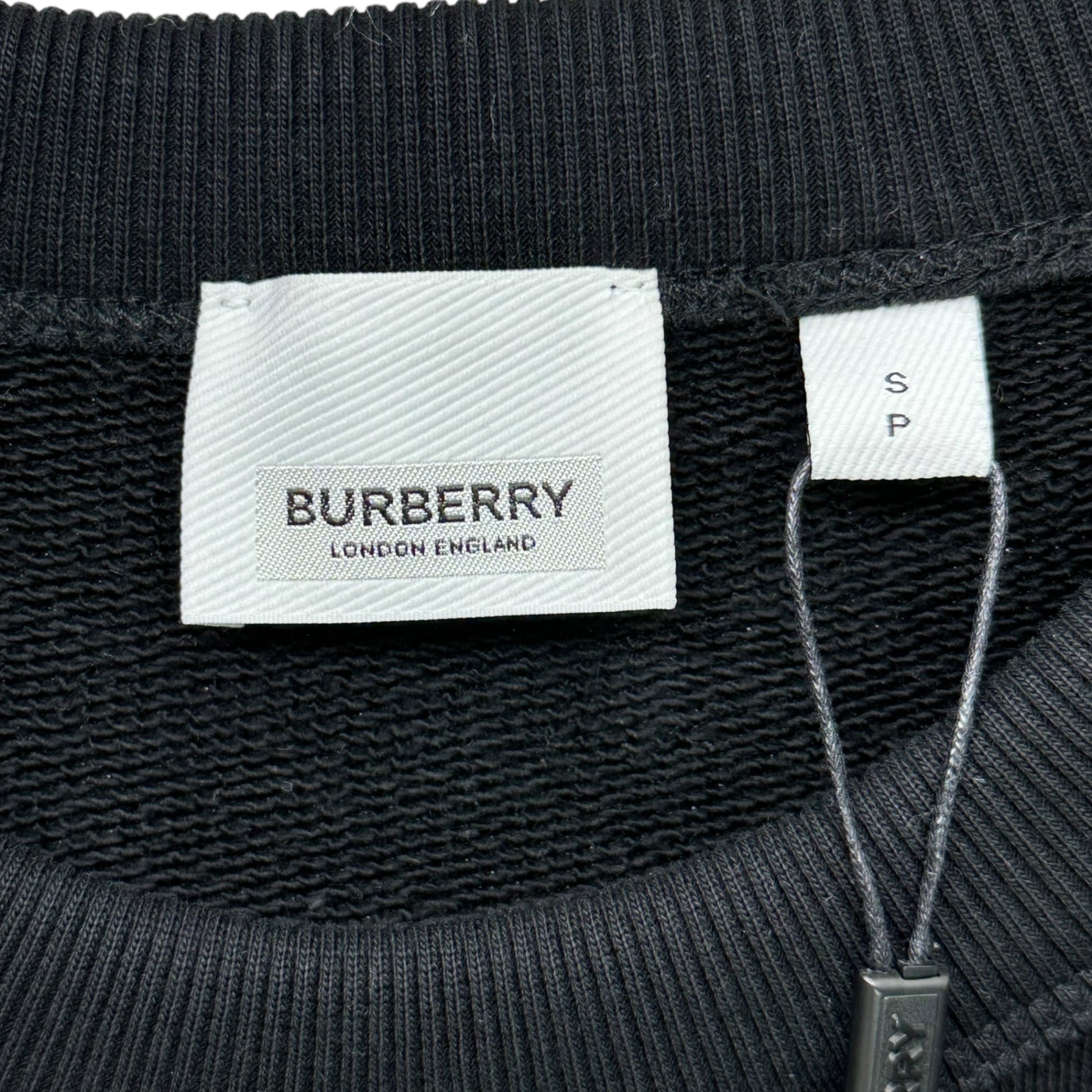 BURBERRY(バーバリー) TB Logo Crewneck Sweatshirt ロゴ クルーネック スウェット 8024346 S ブラック