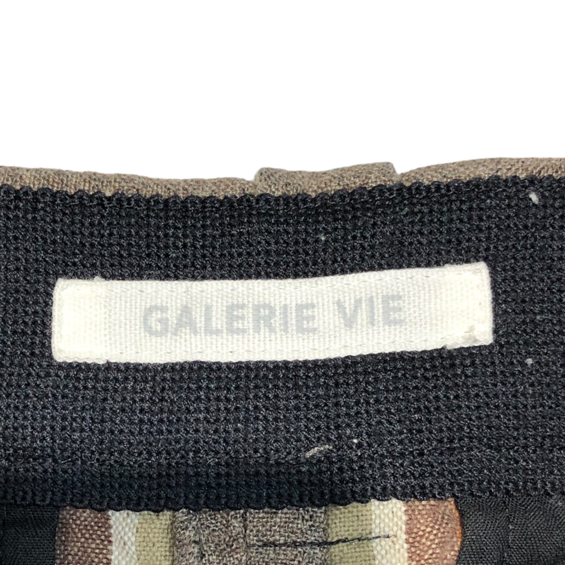 GALERIE VIE(ギャルリーヴィートゥモローランド) 21SS Linen cotton double face straight pants リネンコットンダブルフェイス ストレートパンツ 23041104131 SIZE 34(S) ブラウン 参考定価38,000円+税