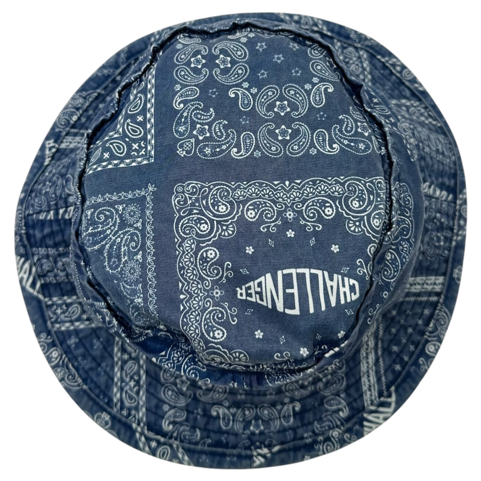 CHALLENGER(チャレンジャー) Paisley Bucket Hat ペイズリー バケット ハット インディゴ×ホワイト
