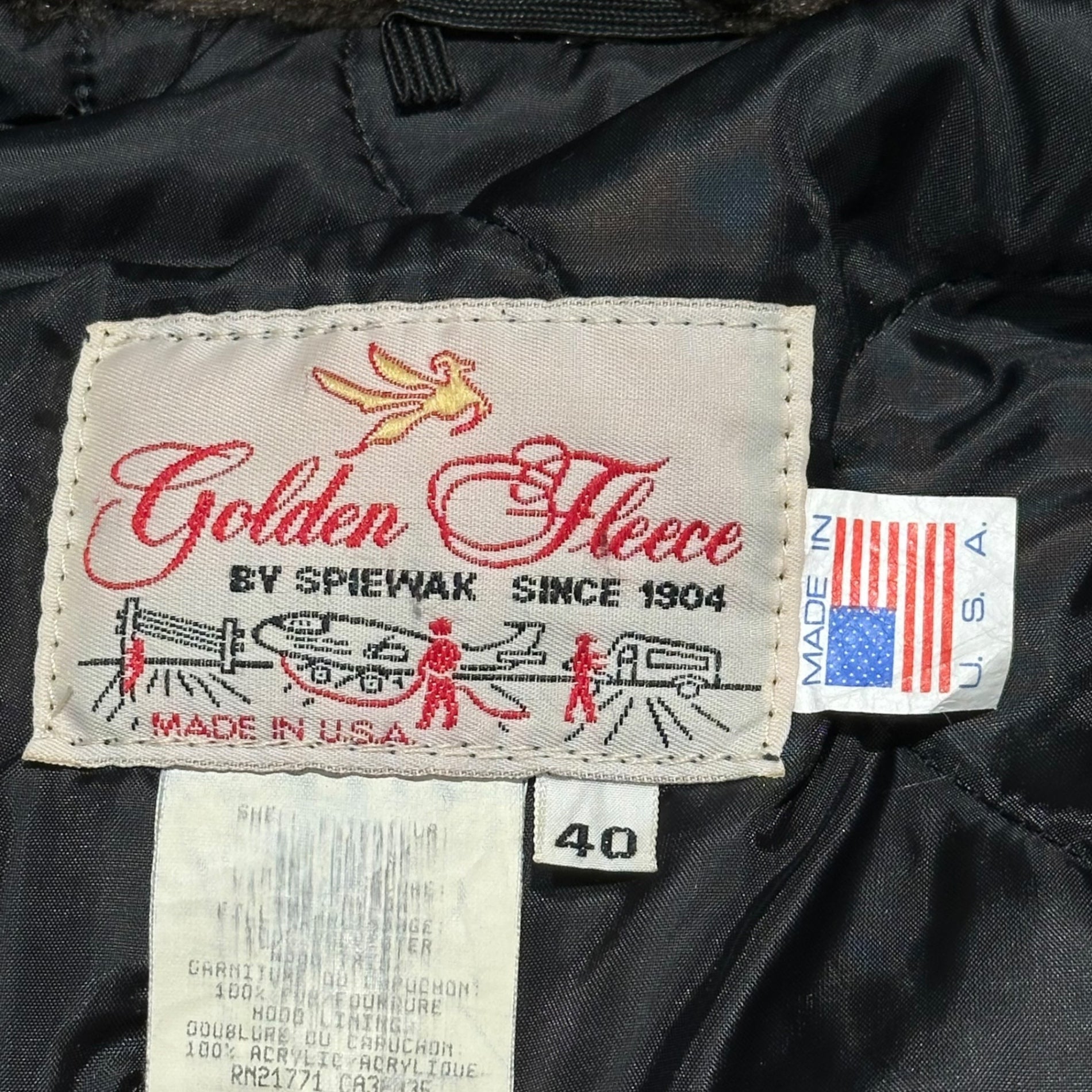 GOLDEN FLEECE SPIEWAK(ゴールデンフリース スピワック) TYPE N2-B Flight jacket フライト ジャケット 3472MOD 40 ベージュ×ブラウン