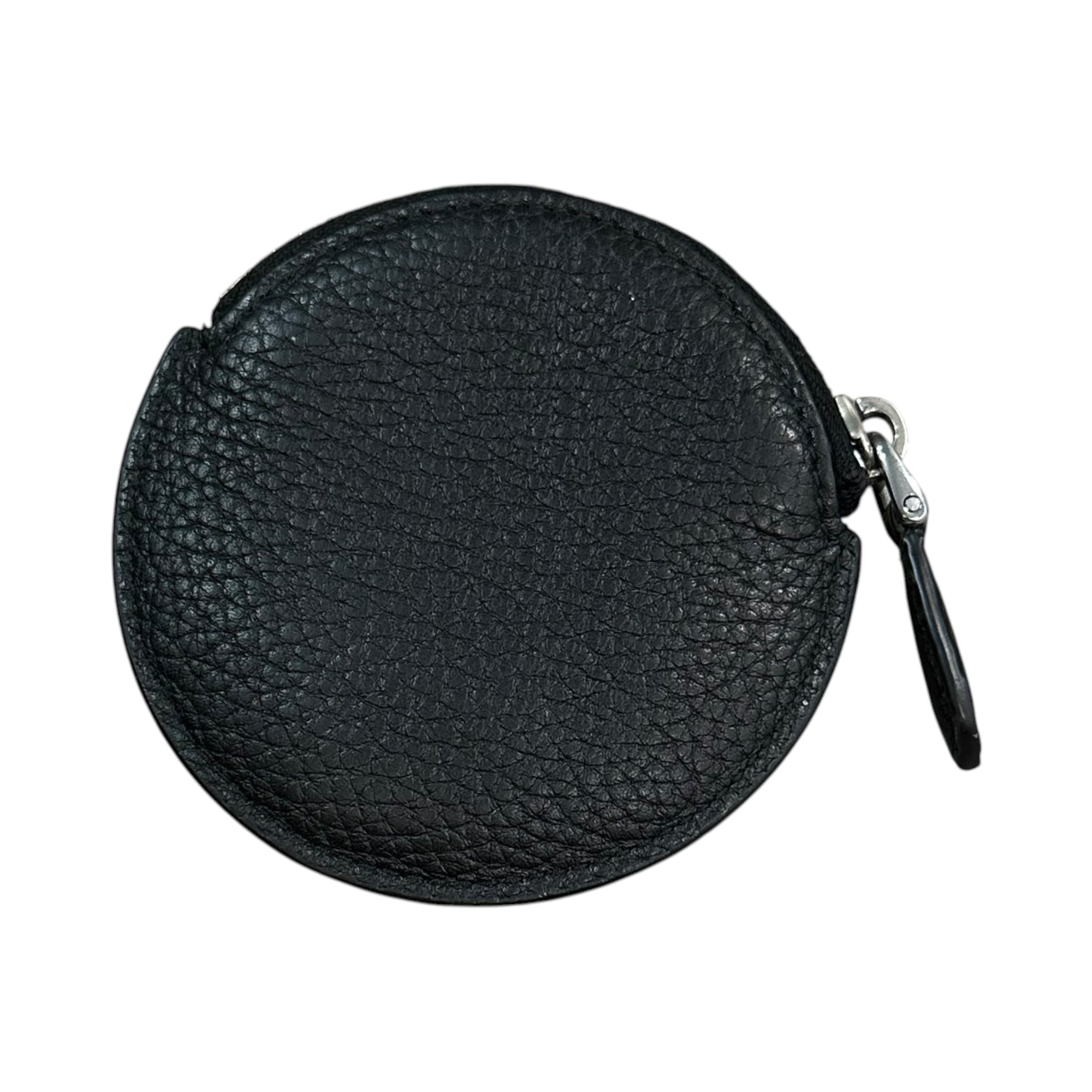PRADA(プラダ) Vitello Daino Leather Round Coin Purse ヴィッテロダイノレザー コインケース 1MM006 ブラック 財布