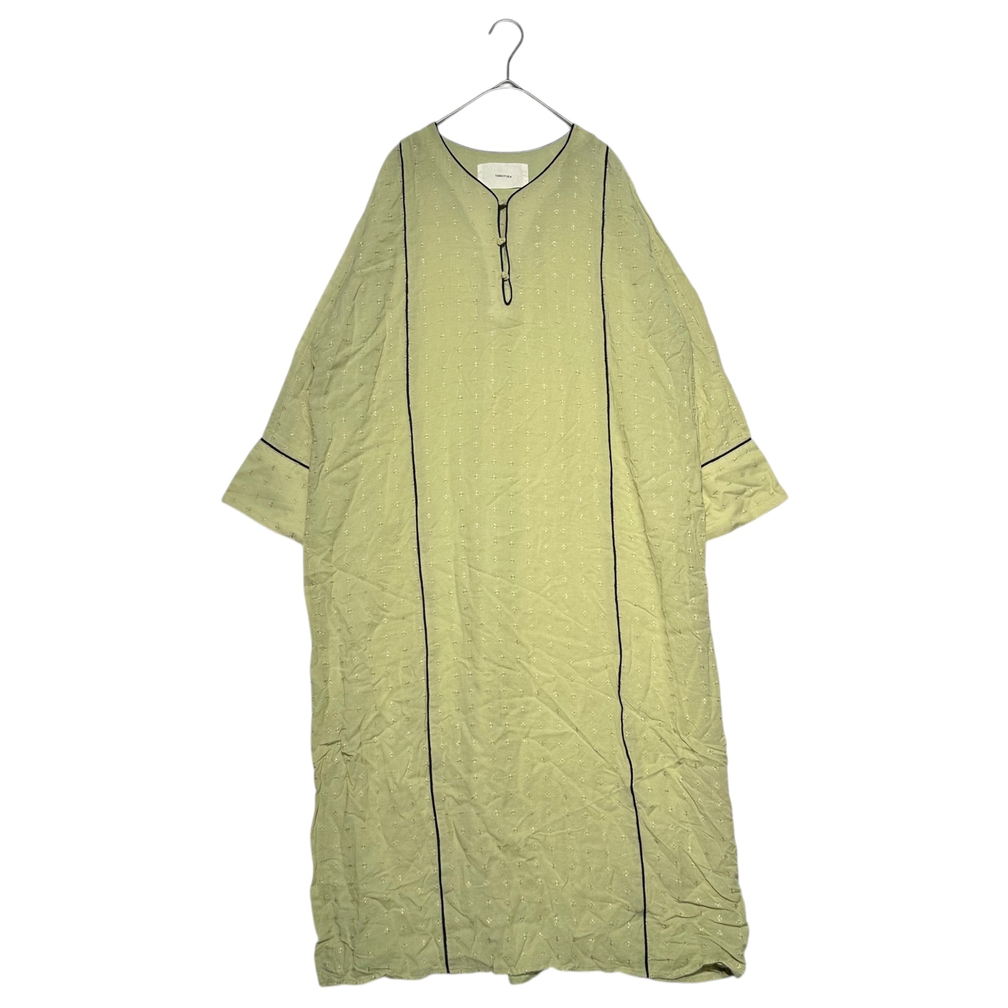 TODAYFUL(トゥデイフル) All-stitch long sleeve dress オールステッチ 長袖 ワンピース 12010302 38(M) グリーン