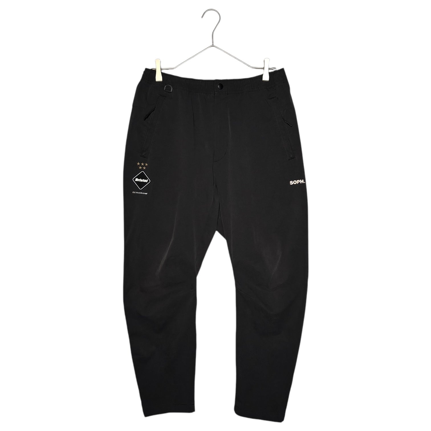 F.C.Real Bristol FCRB(エフシーレアルブリストル) EASY TAPERED PANTS イージー テーパード パンツ FCRB-200062 L ブラック ロゴ