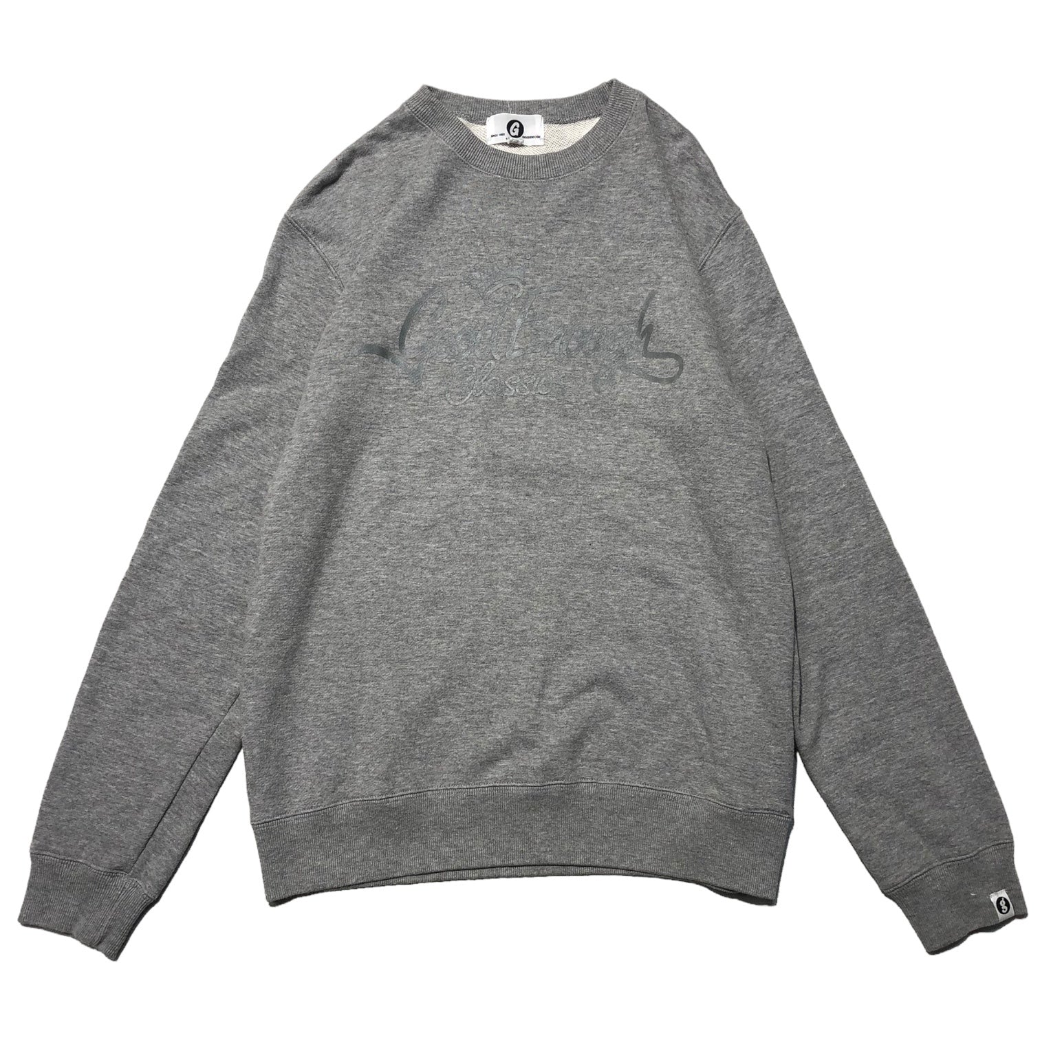 GOODENOUGH(グッドイナフ) 14AW ROUND BODY CLASSICS CREW ラウンドボディ クラシック クルーネック スウェット  GE-144008 S グレー