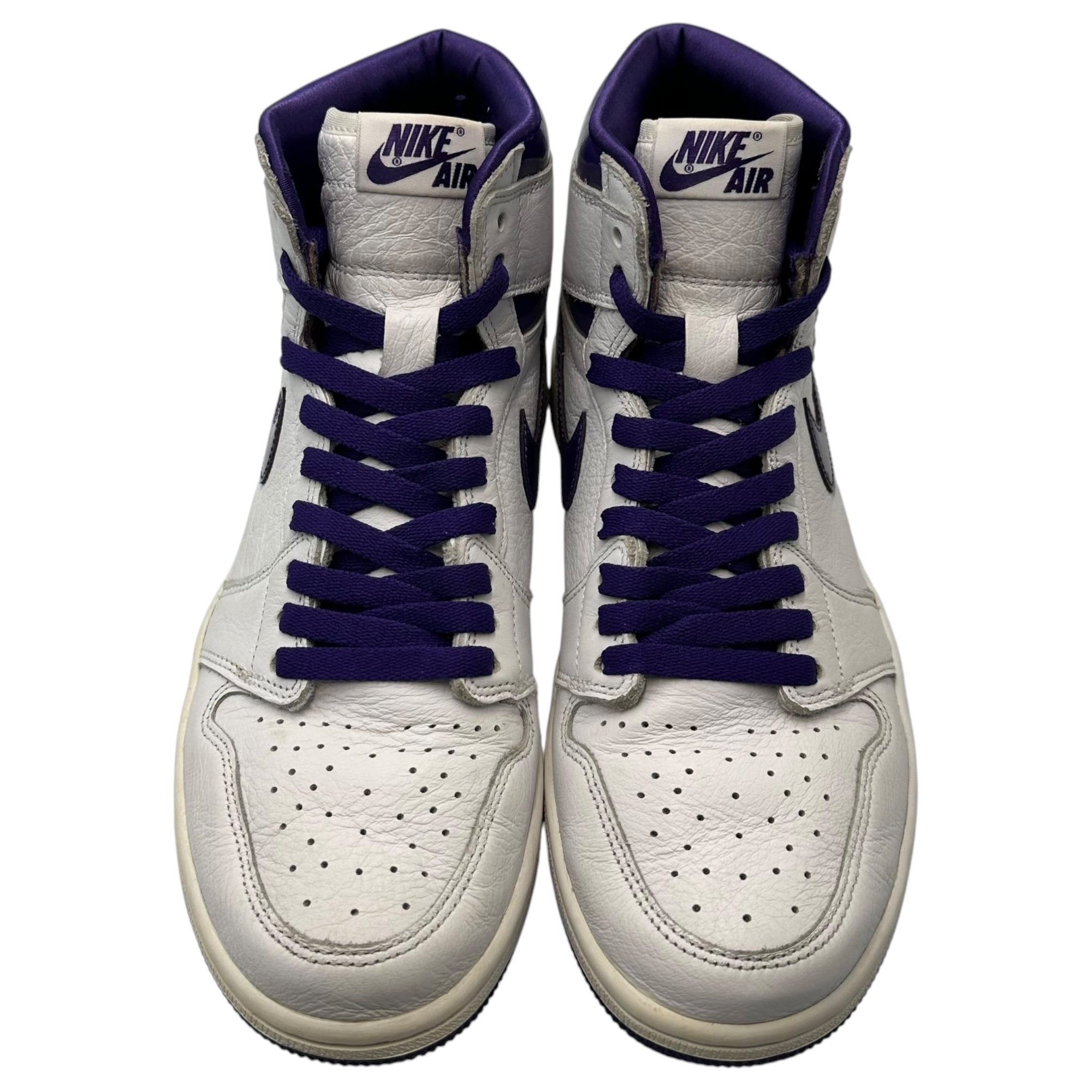 NIKE(ナイキ) Women's Air Jordan 1 High OG "Court Purple" ウィメンズ エアジョーダン1 ハイ OG コートパープル CD0461-151 27cm ホワイト×パープル ハイカット スニーカー