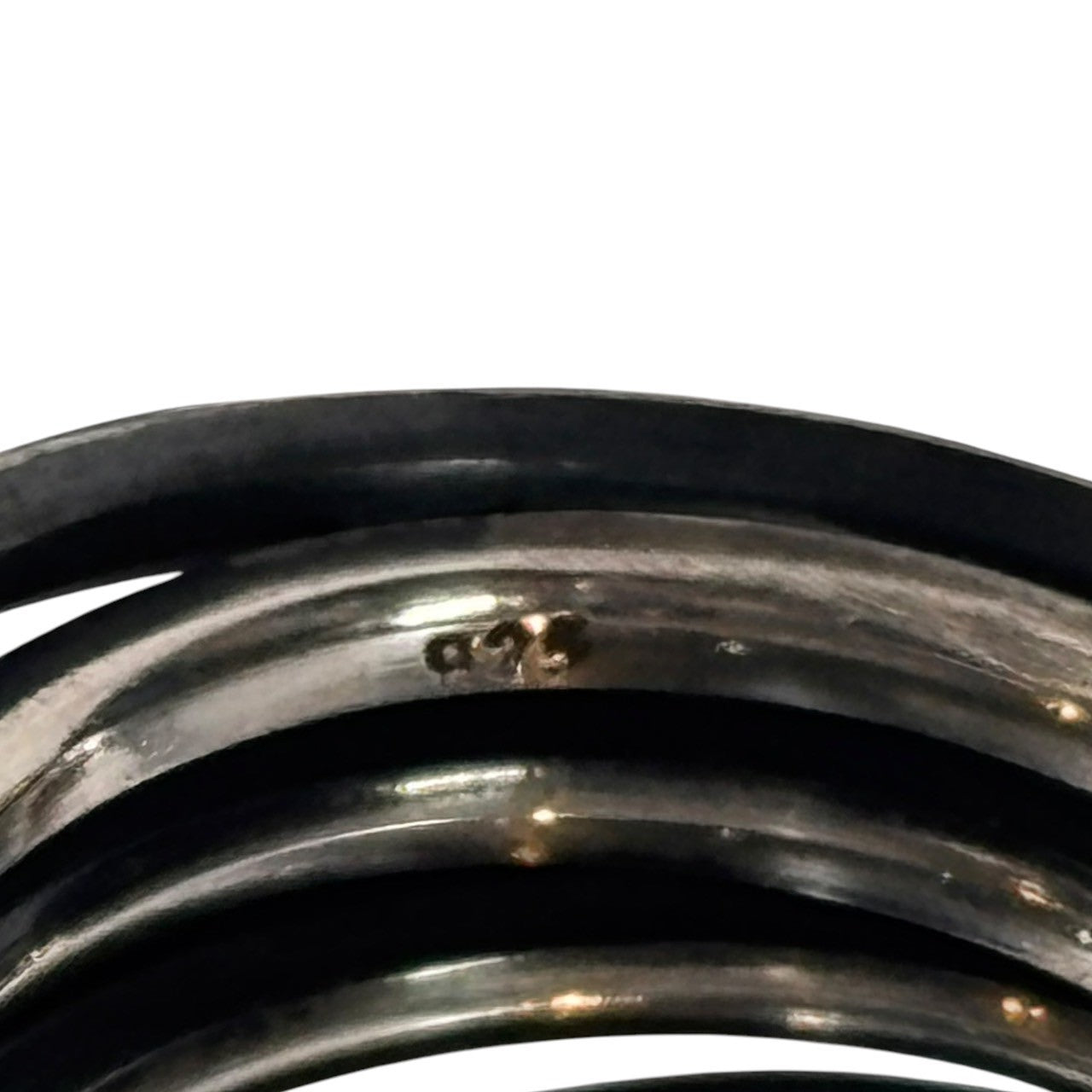WERKSTATT:MUNCHEN(ワークスタットミュンヘン) ring wound marks (silver) 925 マルチ レイヤード リング 16号 シルバー