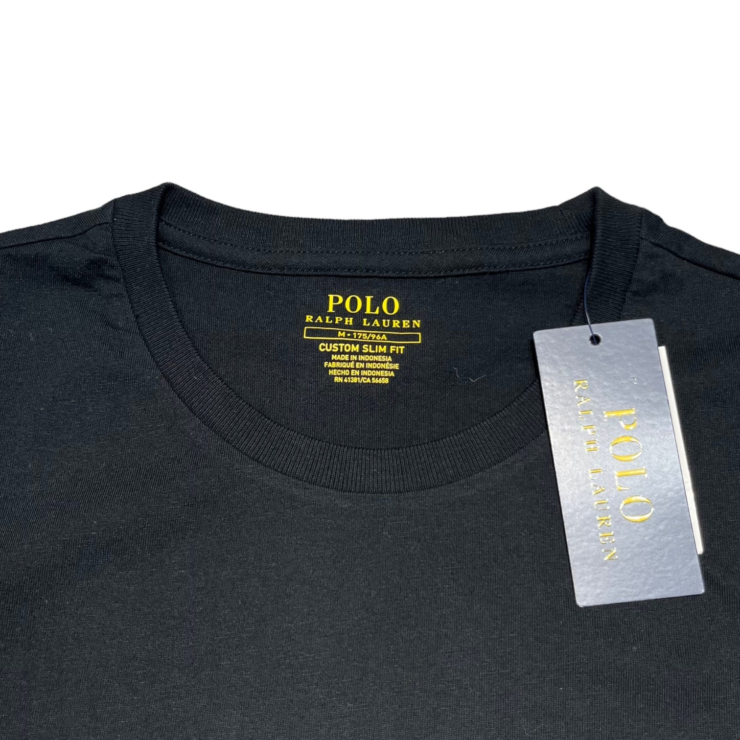 POLO GOLF RALPH LAUREN(ポロゴルフラルフローレン) One point logo T-shirt ワンポイント ロゴ Tシャツ M ブラック