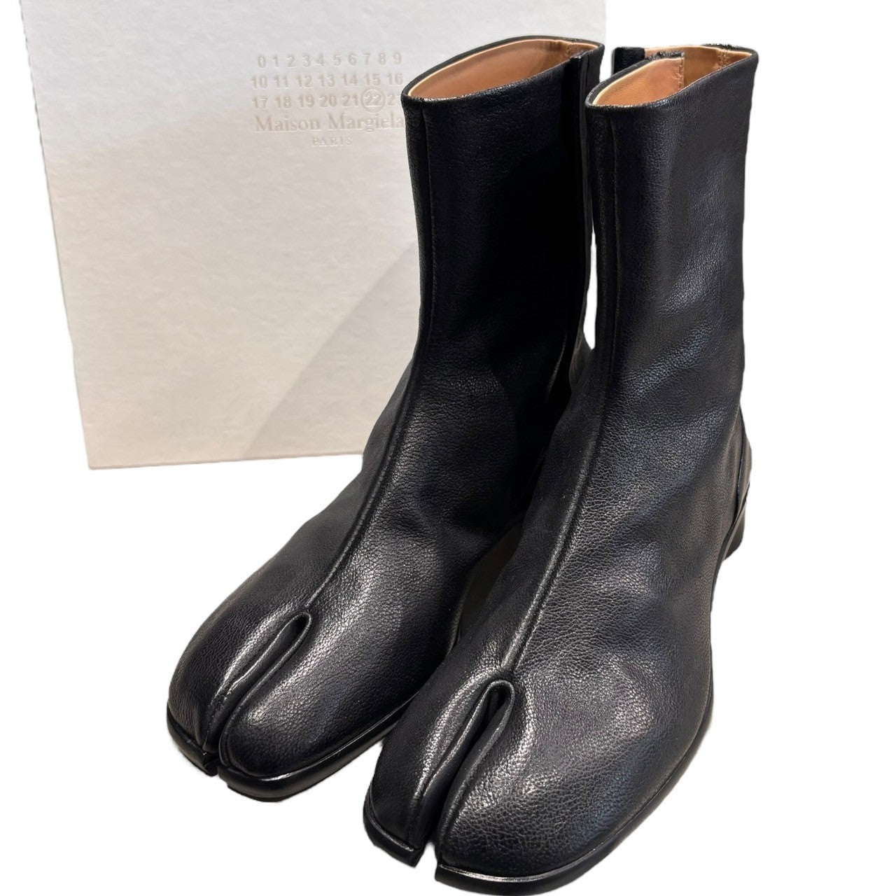 MAISON MARGIELA(メゾンマルジェラ) 24AW 3cm ANKLE TABI BOOTS アンクル 足袋 ブーツ S57WU0153 41 ブラック 箱付 タビ