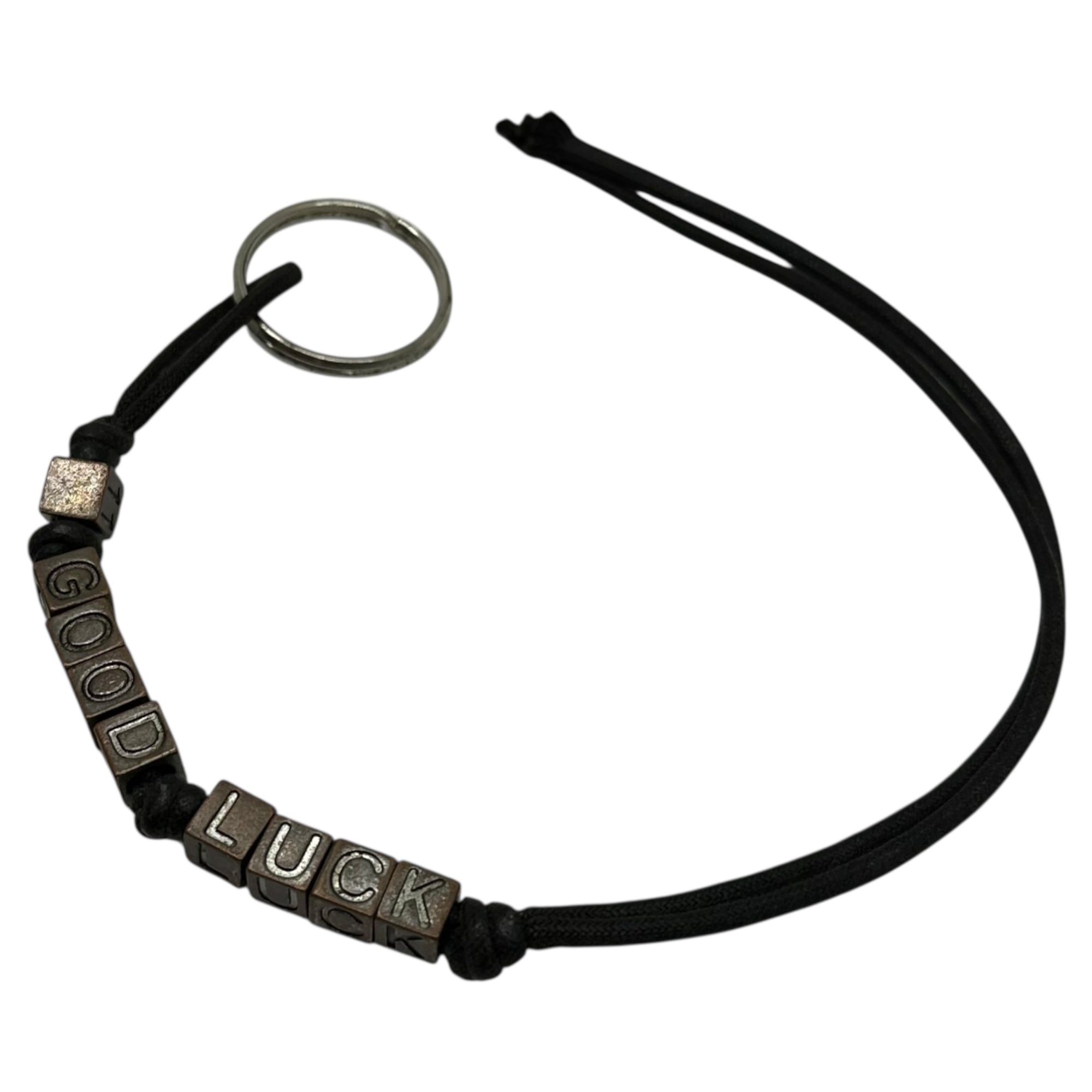 Maison Martin Margiela(メゾン マルタンマルジェラ) 00's ⑪ GOOD LUCK Keyring キーホルダー ブラウン×ブラック 初期 本人期 チャーム