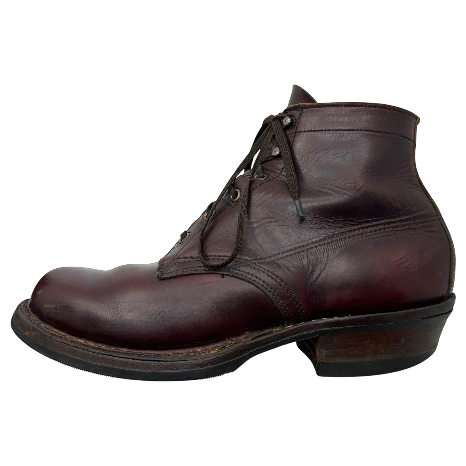 【SALE対象外】WHITE’S BOOTS(ホワイツブーツ) Semi-dress Lace-up Boots セミドレス レースアップ ブーツ 9E(27~27.5cm程度) ブラウン ワーク