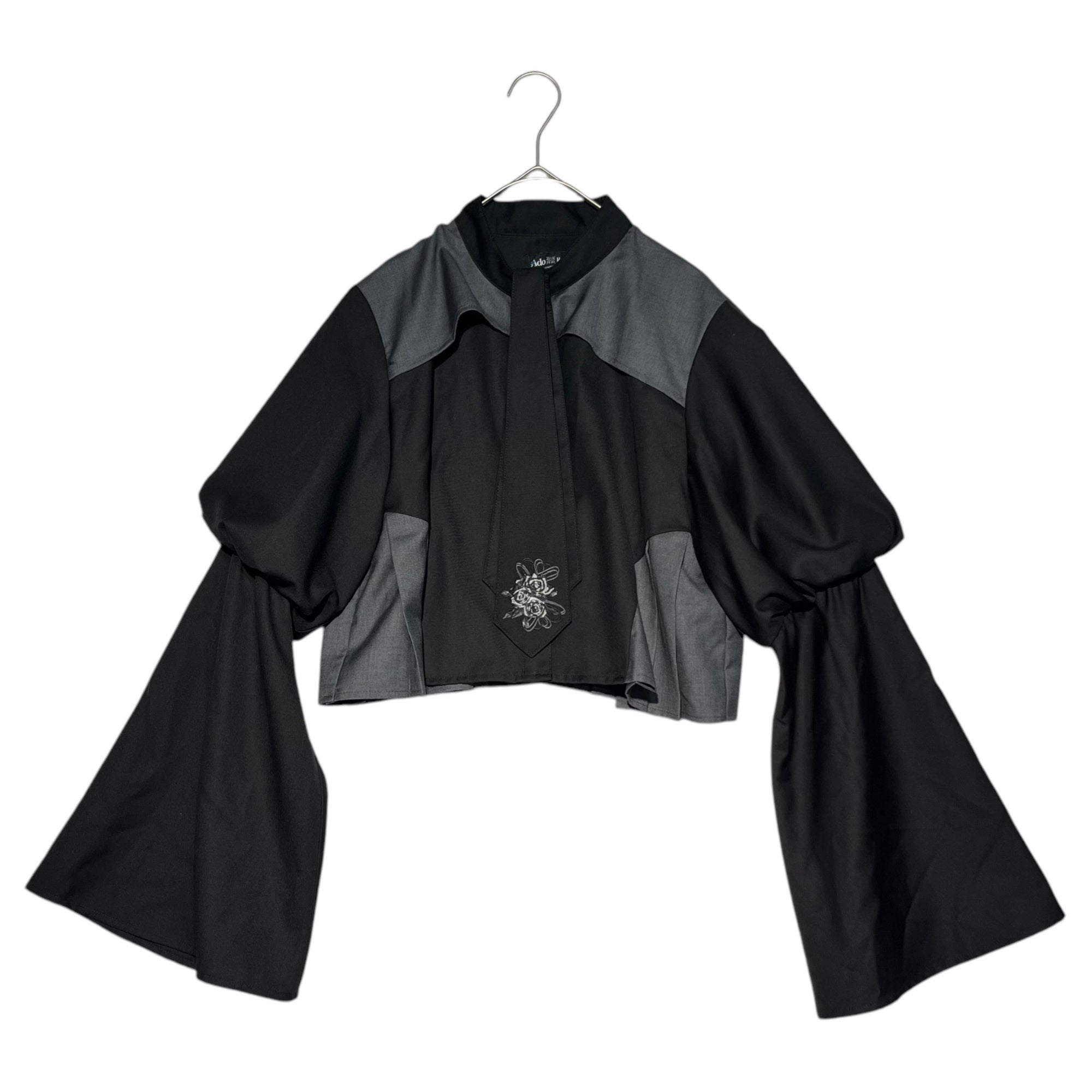 Ado × HARE(アド × ハレ) embroidered tie short shirt シシュウ  