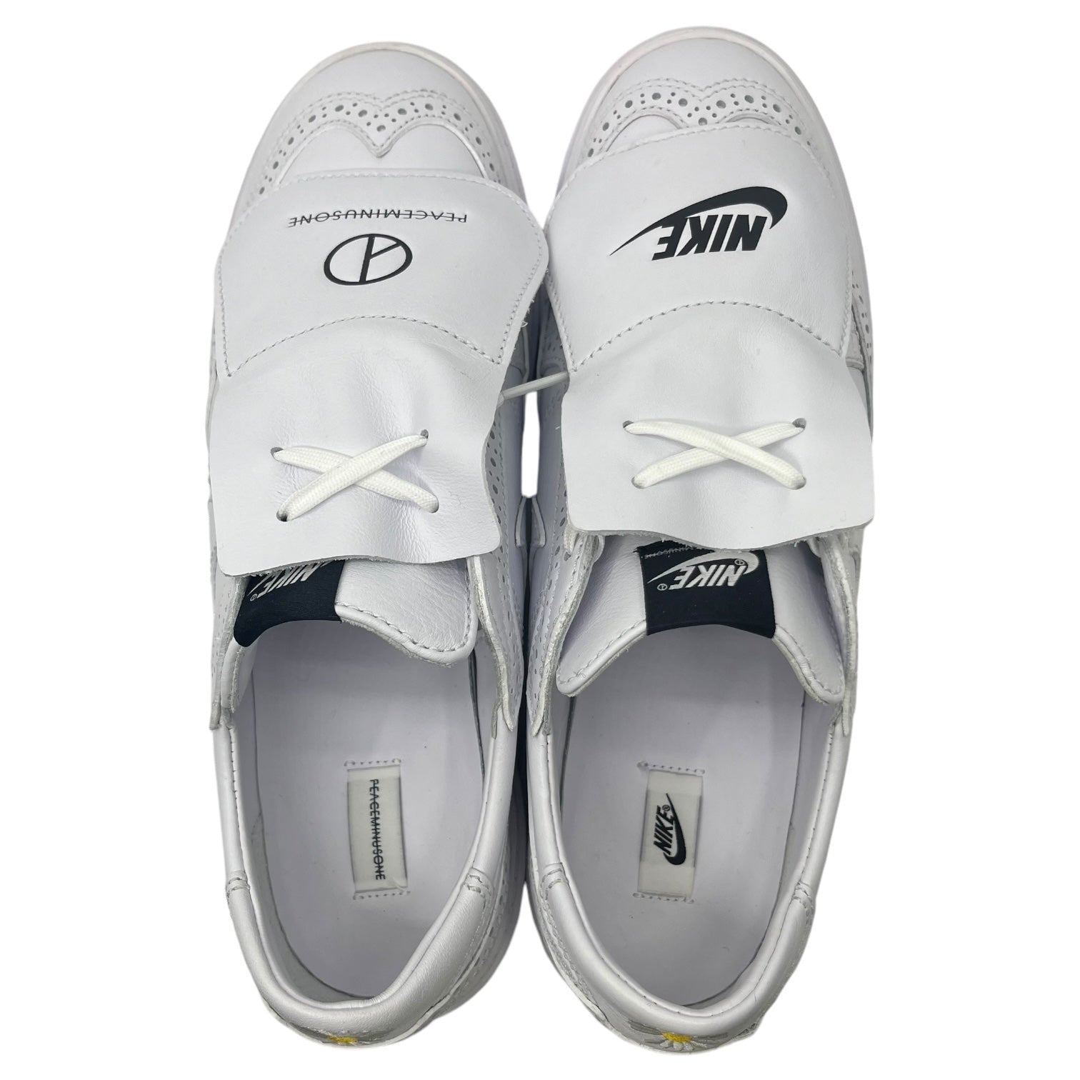 NIKE×PEACEMINUSONE(ナイキ×パラノイズ) PEACEMINUSONE × Nike Kwondo1 "White" / G-DRAGON エアフォースワン DH2482-100 27.5cm ホワイト スニーカー コラボ