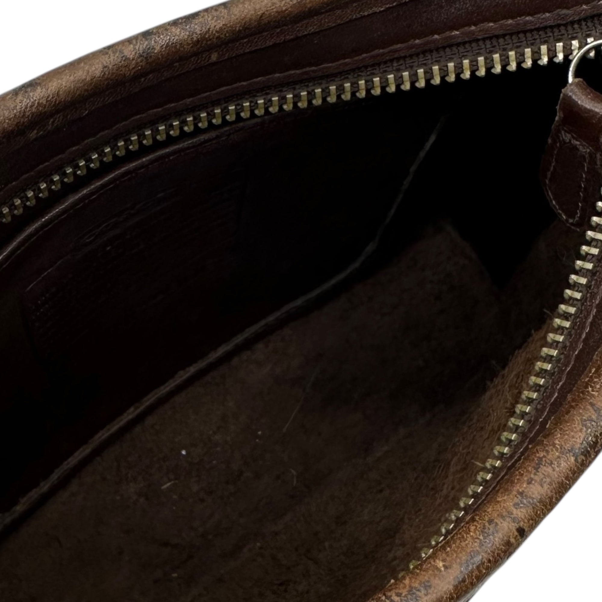 OLD COACH(オールドコーチ) Vintage Leather Shoulder Succotch Bag ヴィンテージ レザー ショルダー サコッシュ バッグ ダークブラウン