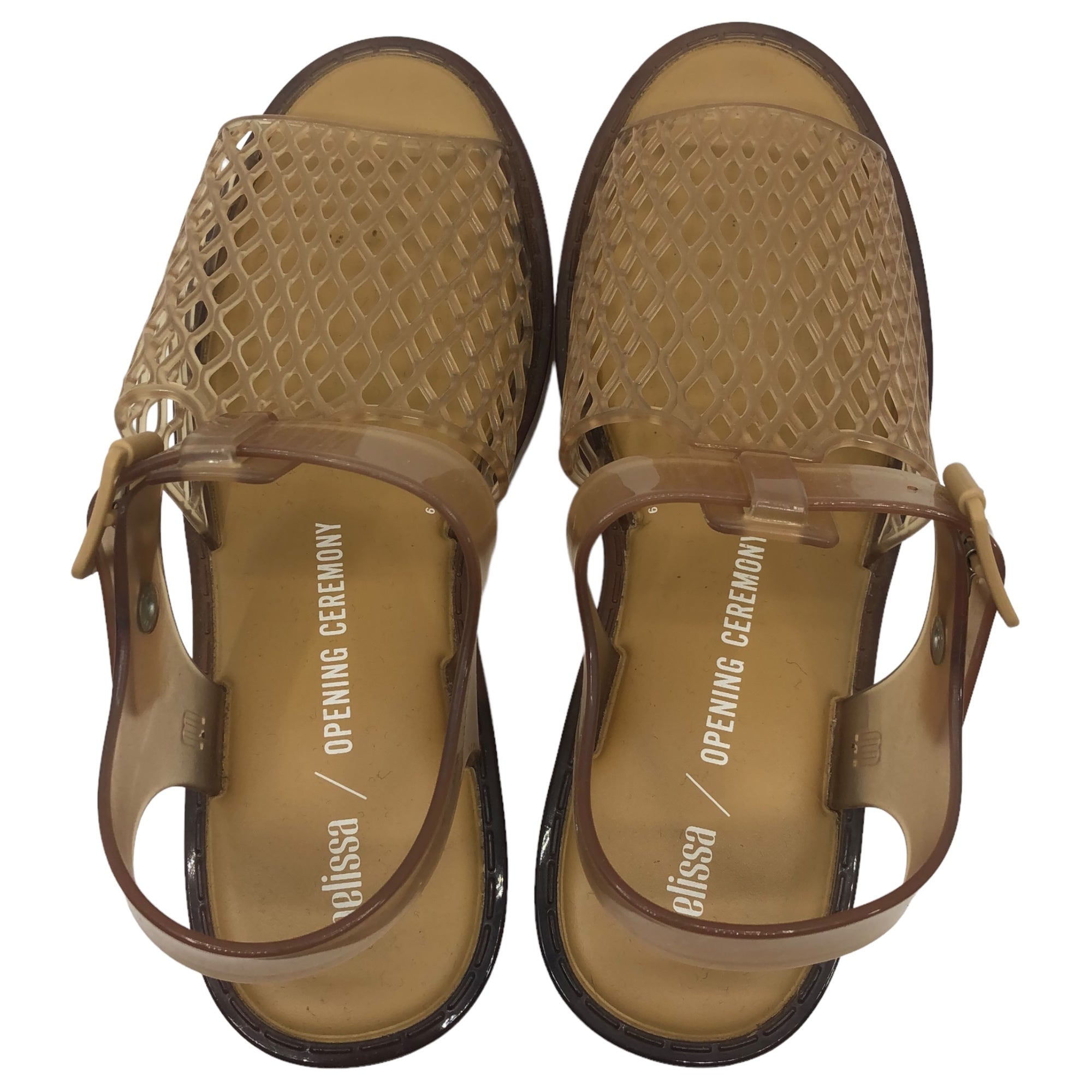 MELISSA×OPENING CEREMONY(メリッサ×オープニングセレモニー) vinyl sandals ビニール サンダル SIZE 24.0cm ベージュ